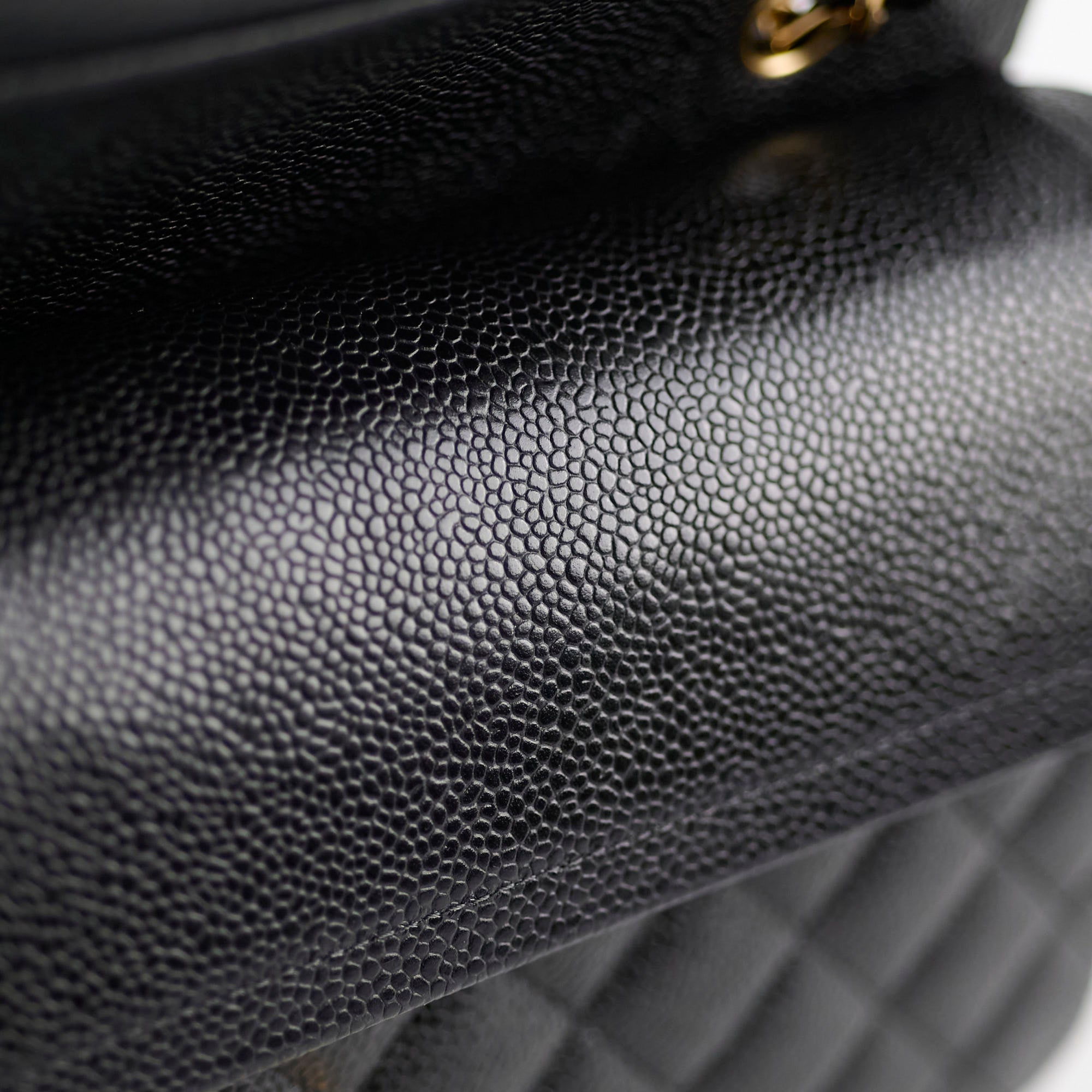 Chanel Medium/Large Classic Double Flap Bag in Black Caviar Leather 2021 Collection - Luxury Handbag for Women, Perfect for Work, Evening Events & Special Occasions