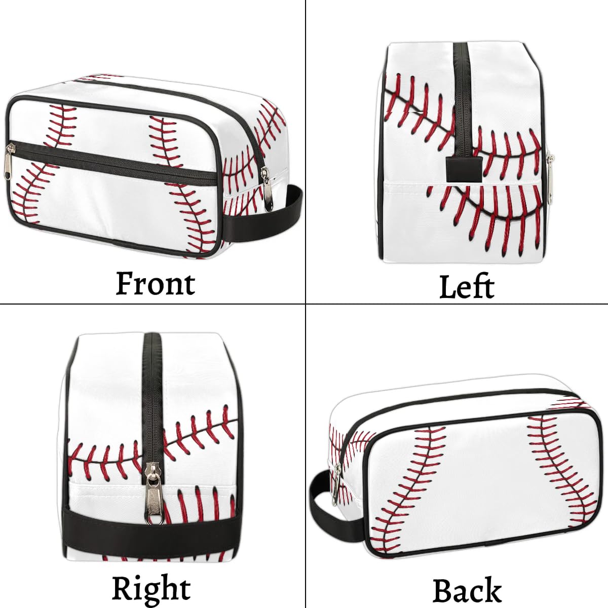 Waterproof Hanging Toiletry Bag for Men & Boys - Baseball Design Travel Cosmetic Organizer, TSA Approved Dopp Kit for Shaving & Makeup | Perfect for Gym, Camping, Business Trips & Bathroom Storage