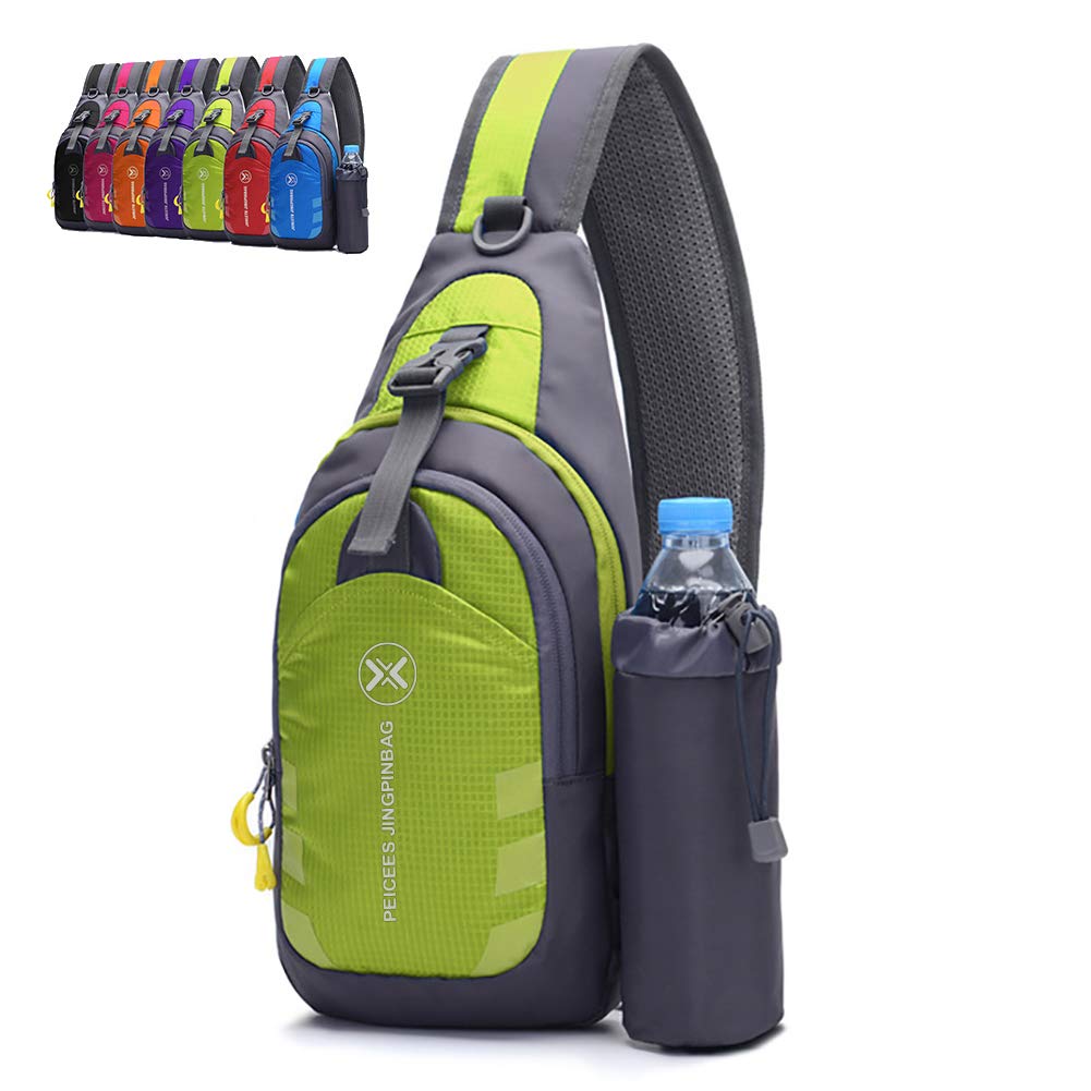 Stylish Unisex Chest Crossbody Sling Backpack - Durable Travel, Gym & Bike Daypack for Women & Men - Perfect for Hiking, Commuting & Outdoor Adventures