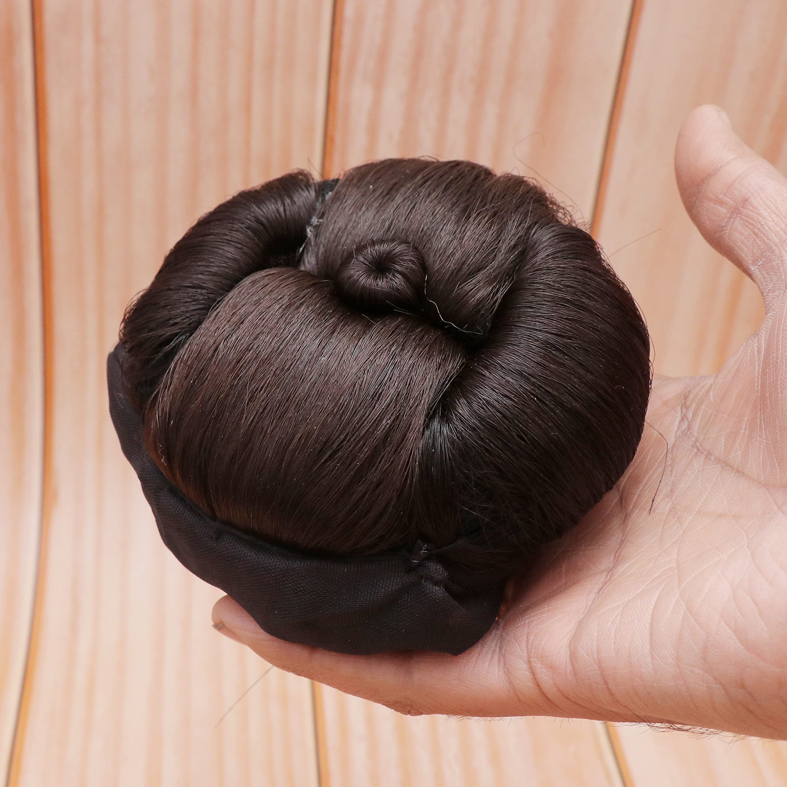 Shivarth Artificial Plain Juda Hair Bun - Women's Hair Extension & Wig Accessories for Everyday Wear, Parties, and Cosplay