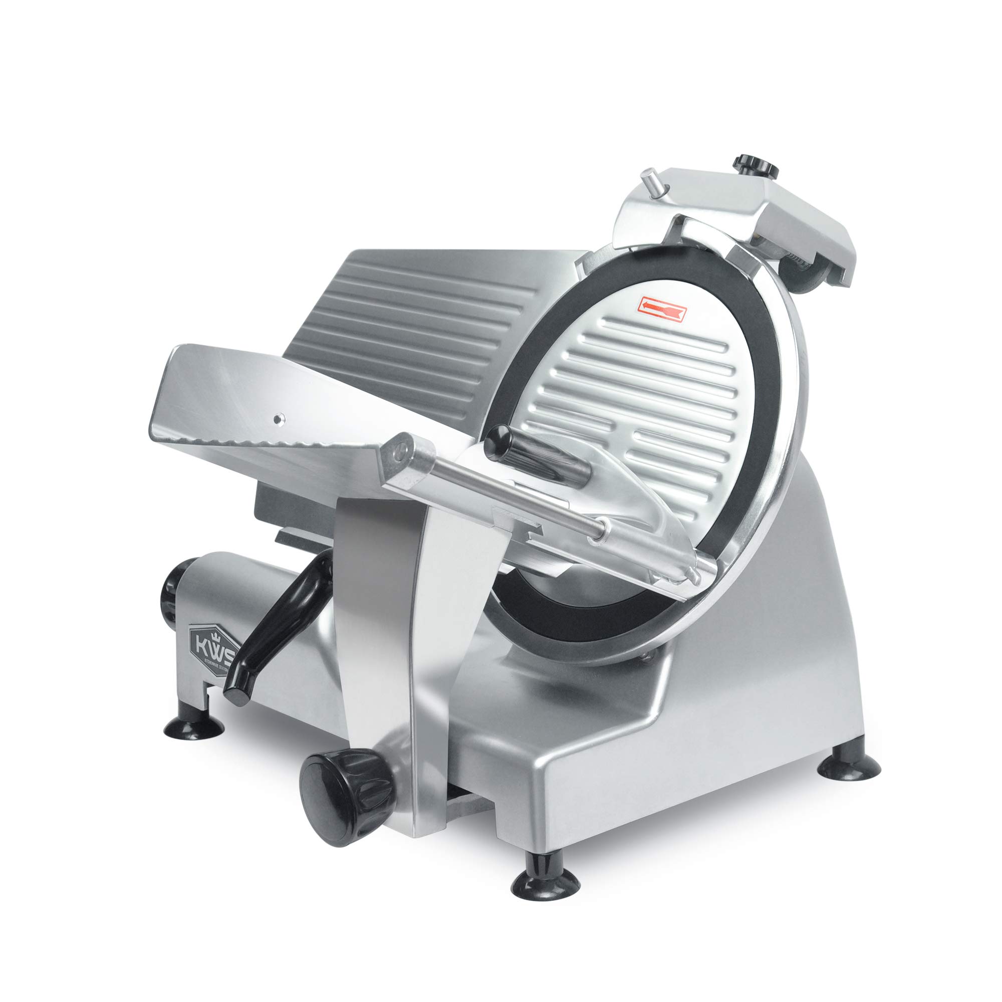 420W Commercial Electric Meat Slicer - 12 Inch Stainless Steel Blade for Frozen & Deli Meats | NSF & ETL Certified | Perfect for Restaurants, Delis & Home Kitchens | Heavy-Duty Food Prep & Charcuterie