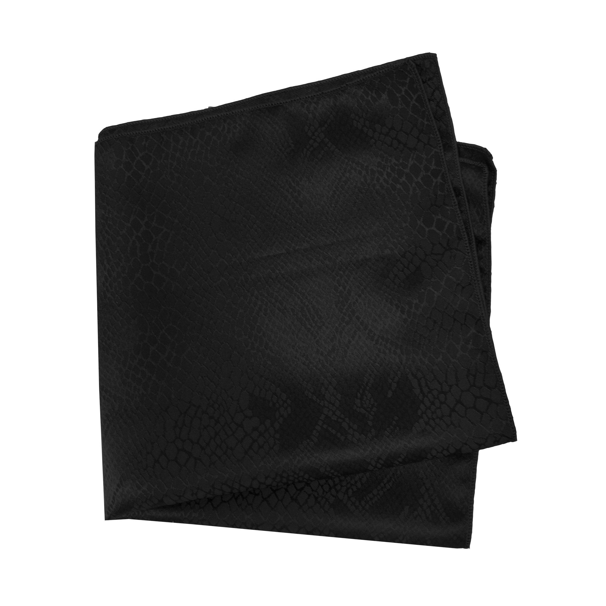 Premium 5 Dozen Black Damask Kenya 10x10 Inch Jacquard Cocktail Napkins - Elegant Modern Design for Parties, Weddings & Home Decor