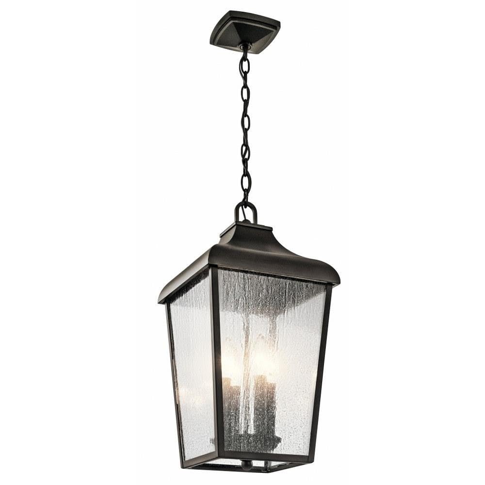 4-Light Traditional Outdoor Hanging Lantern - 19.75