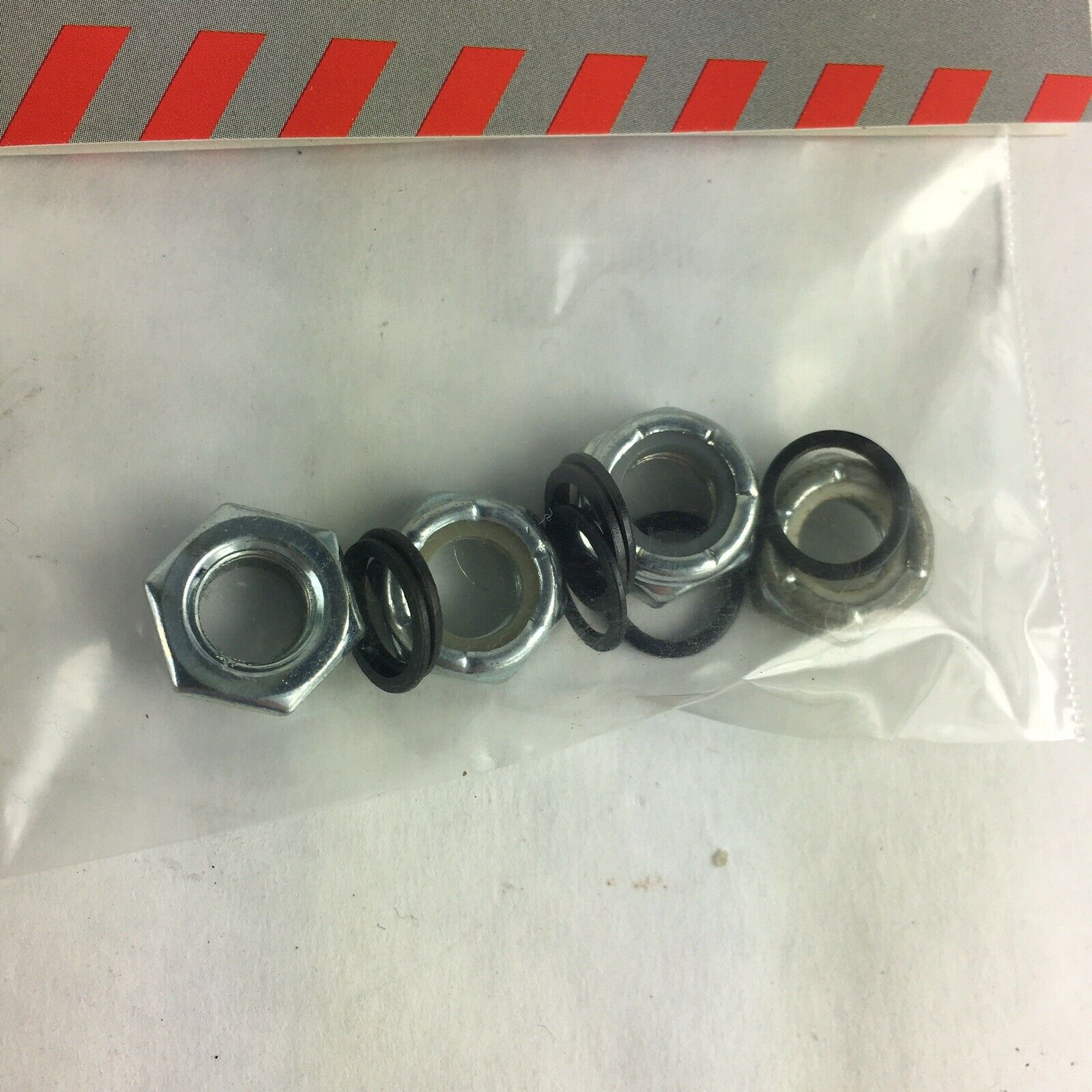 Grind King Skateboard Truck Axle Lock Nuts & Washers Set - High-Speed Rings for Smooth Riding | Perfect for Street Skating & Park Tricks