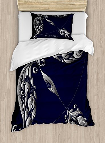Dark Blue and Grey