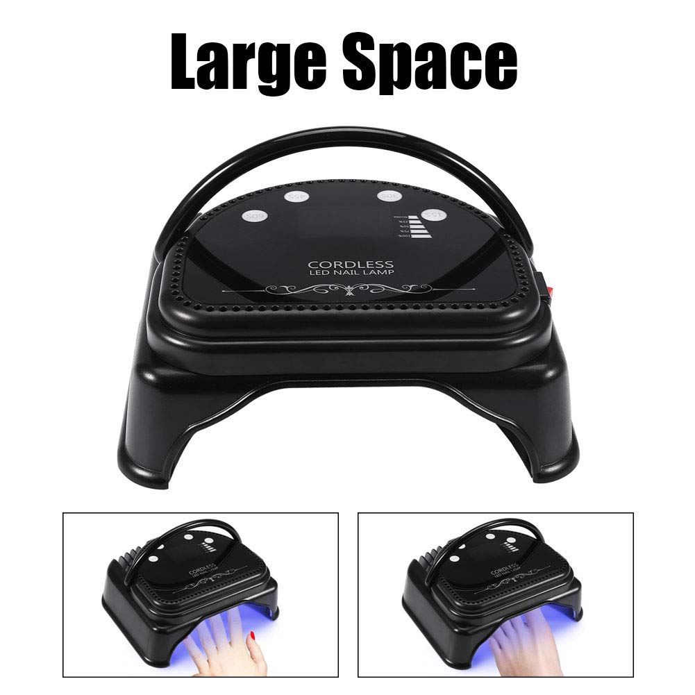 UV LED Nail Dryer Lamp with Smart Sensor - Portable LCD Display, Auto Time Setting for Curing Gel Polish & Nail Art - Perfect for Home & Salon Manicures | Fast Drying for UV Gel, Builder Gel & Nail Designs