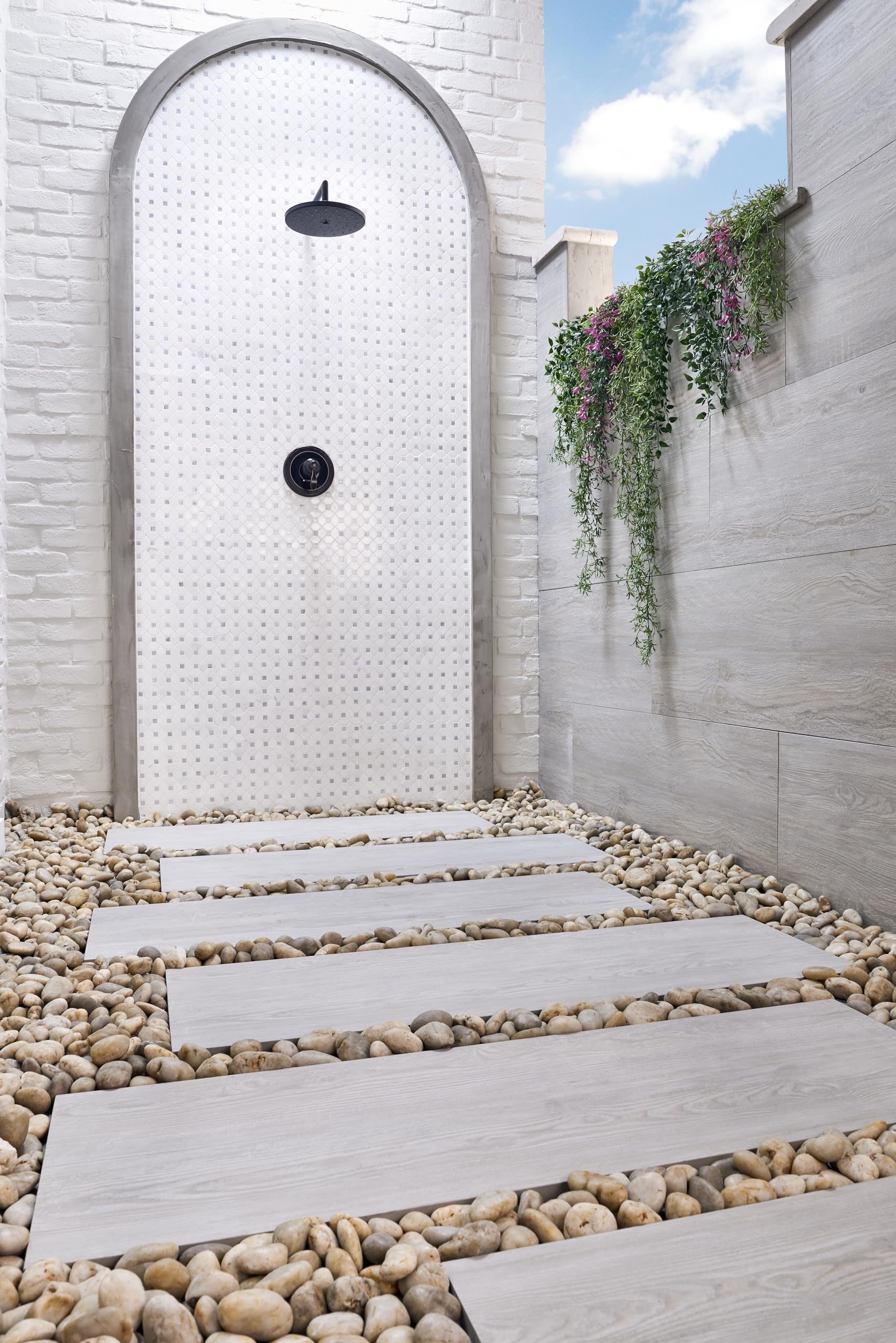 MSI Bianco Dolomite Dotty Polished Marble Mosaic Tile - 12x12 Inch Mesh-Mounted for Kitchen Backsplash, Bathroom Wall, Shower Tile & Accent Wall - Elegant Natural Stone Design for Home Renovation and Interior Decor
