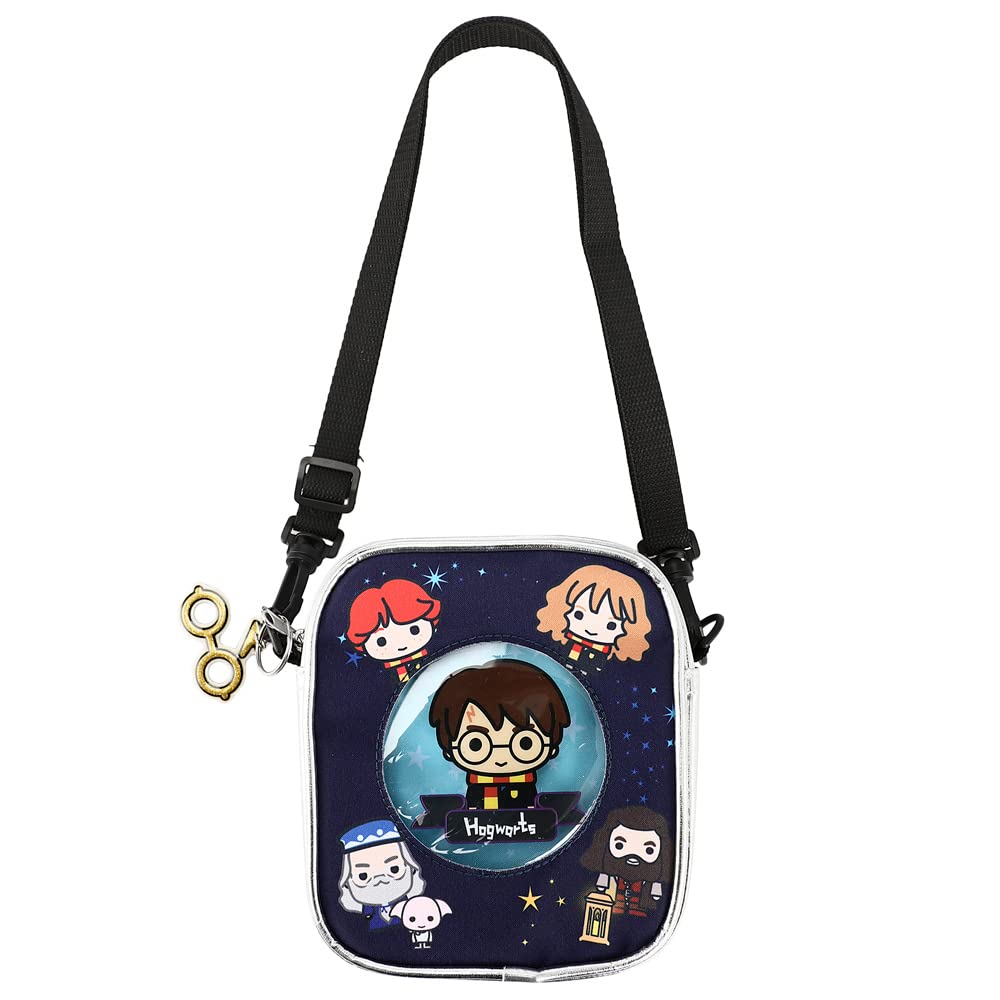 Harry Potter Clear Convertible Reversible Crossbody Bag for Women - Fashionable & Durable Shoulder Purse for Cosplay, Travel, and Everyday Use