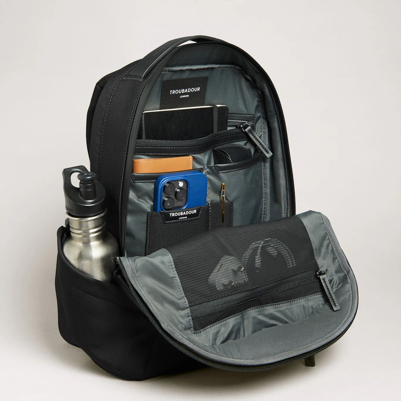 Troubadour Apex Compact Backpack 3.0 - Lightweight Waterproof Travel Backpack for Men & Women - Perfect for Commuting, Hiking & Everyday Use
