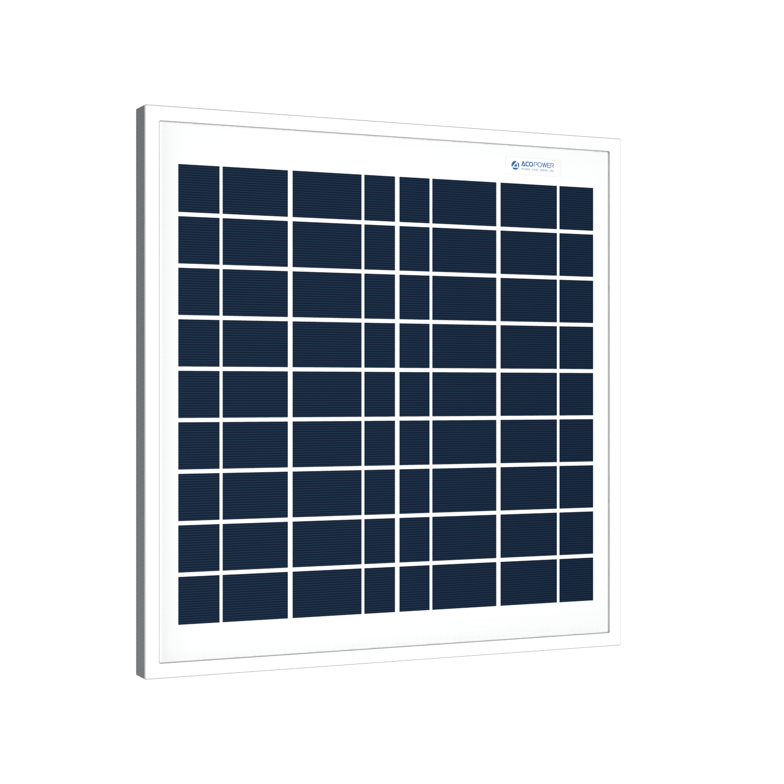 ACOPower 15W Polycrystalline Solar Panel - 12V Battery Charger for RV, Boat, Camping & Off-Grid Power Supply | Portable Solar Charging Solution for Outdoor Adventures