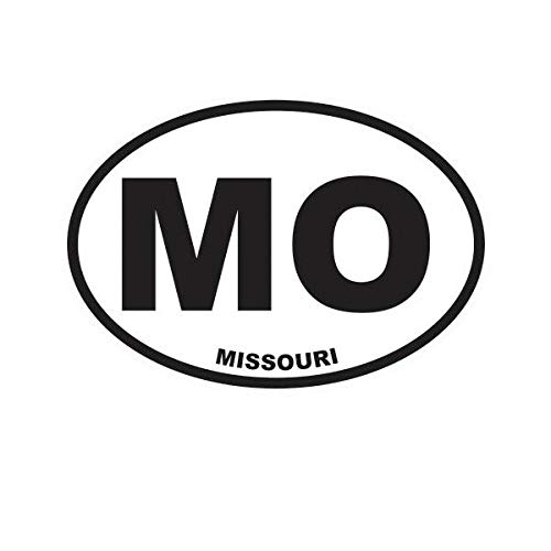 EW Designs Missouri State Oval Vinyl Sticker - 5