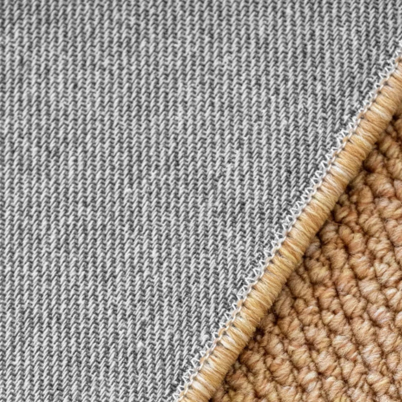 Elianna Faux Linen Minimalist Pet-Friendly Area Rug - Soft Non-Slip Living Room Carpet for Bedroom, Nursery & Home Decor