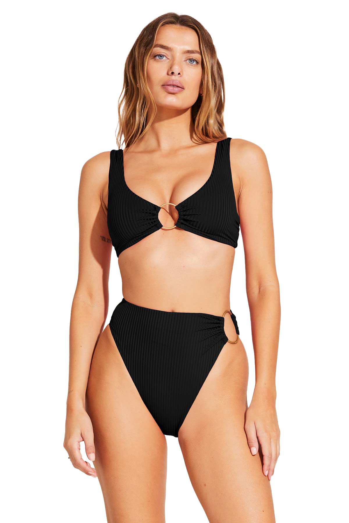 Eco-Friendly Women's Bikini Top - Skylar Ecorib Swimwear for Beach, Pool & Summer Vacations | Sustainable Separate Swimwear Top