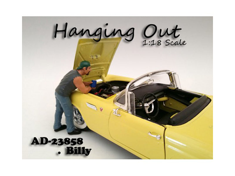 1:18 Scale Hanging Out Billy Figure by American Diorama - Perfect for Model Car Displays, Diorama Scenes & Collectors' Showcases