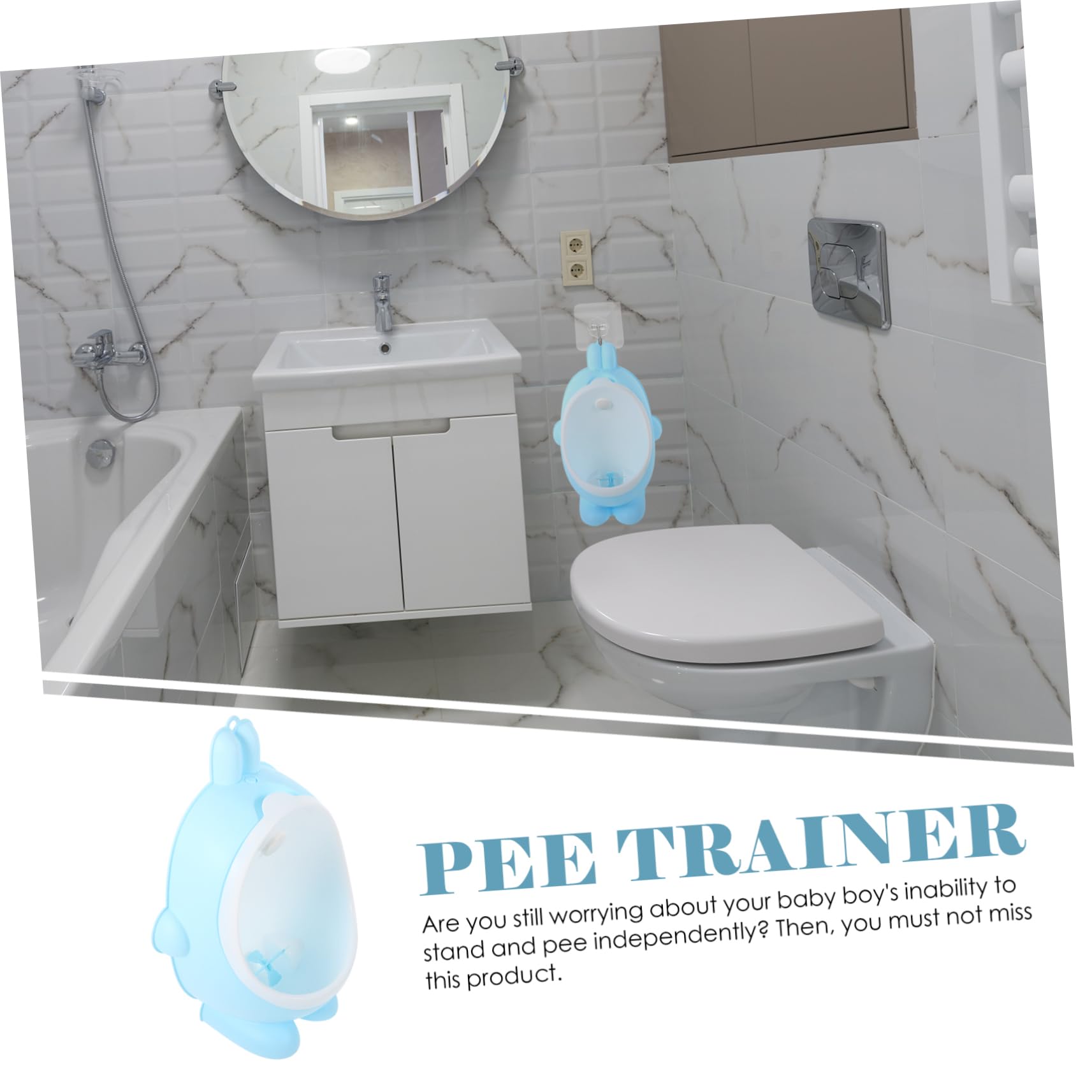 GARVALON Boys Potty Urinal for Toilet Training - Kids Bathroom Essential