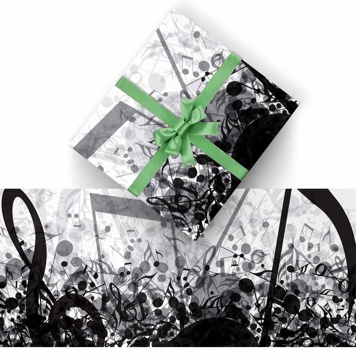 InterestPrint Musical Note Wrapping Paper Set - 5 Rolls for Birthday, Wedding & Baby Shower Gifts - Perfect for Holiday Presents, Party Favors & Special Occasion Gift Wrapping