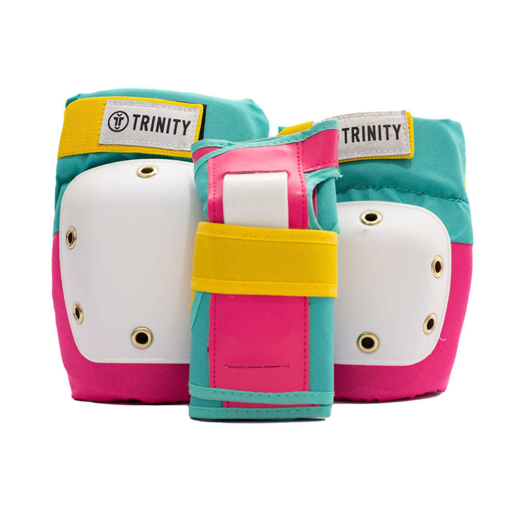 Trinity Protective Pad Pack - 3-in-1 Cushioning Set for Sports, Yoga & Fitness - Knee, Elbow & Wrist Support for Workouts, Gym & Outdoor Activities