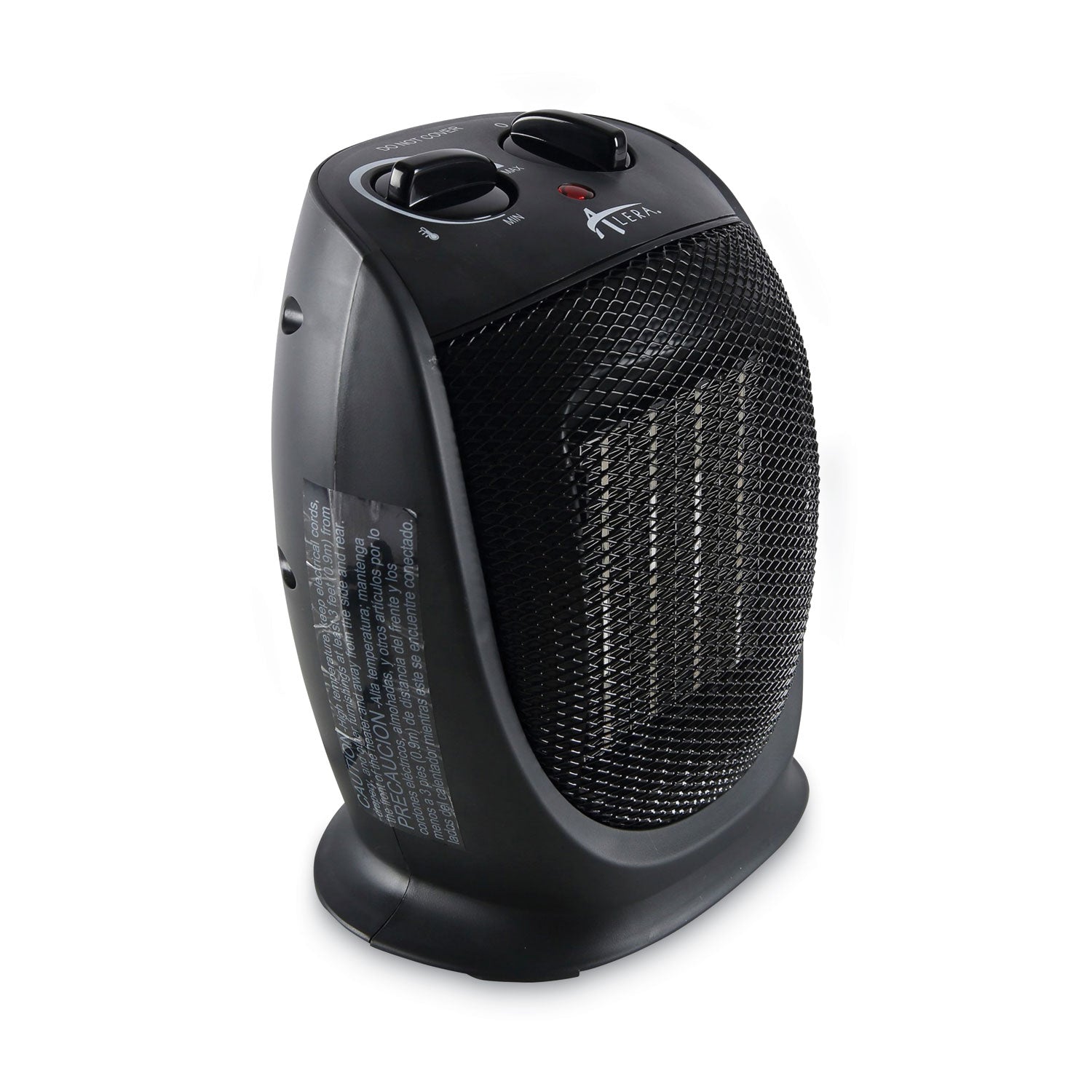 Alera® 1500W Ceramic Space Heater with Adjustable Thermostat - Compact 7.12
