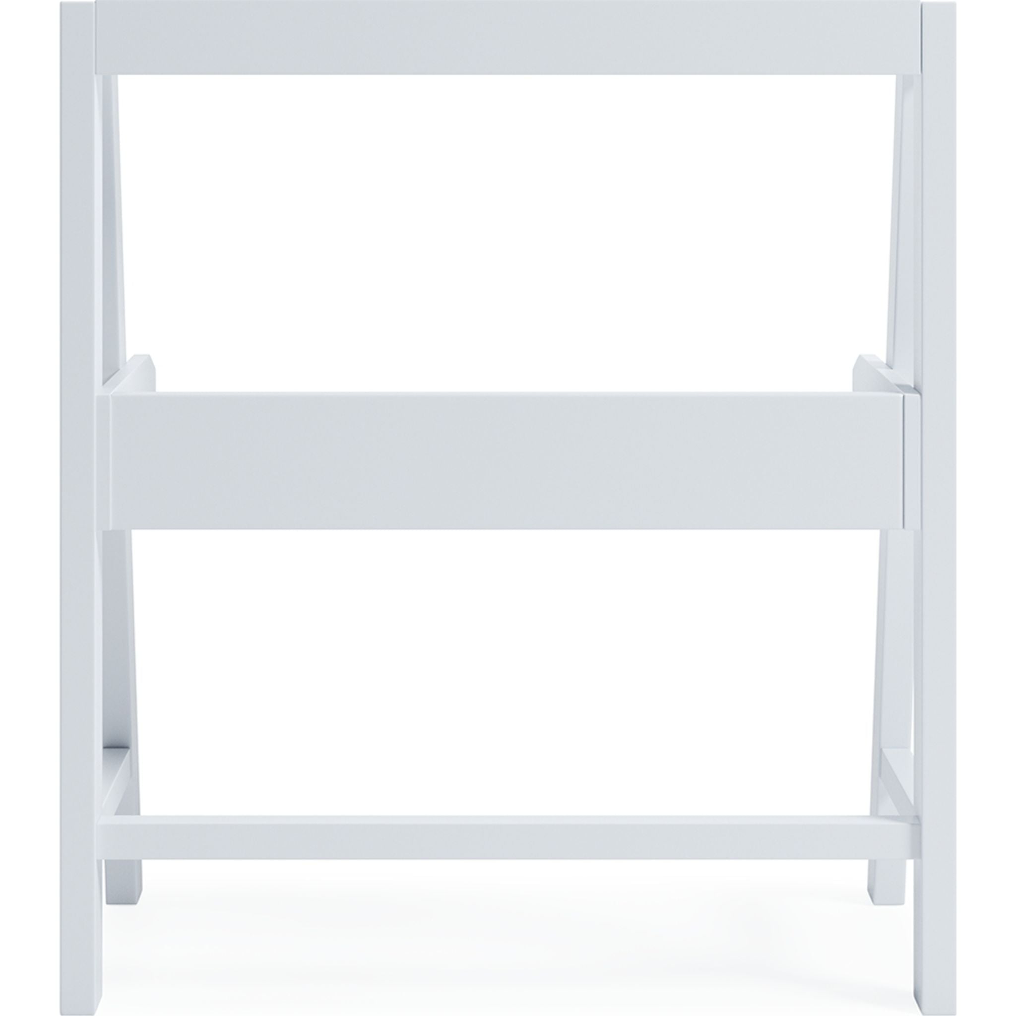 Blariden White Desk & Hutch Set - Modern Home Office Furniture for Study, Work, and Storage | Perfect for Small Spaces & Dorm Rooms