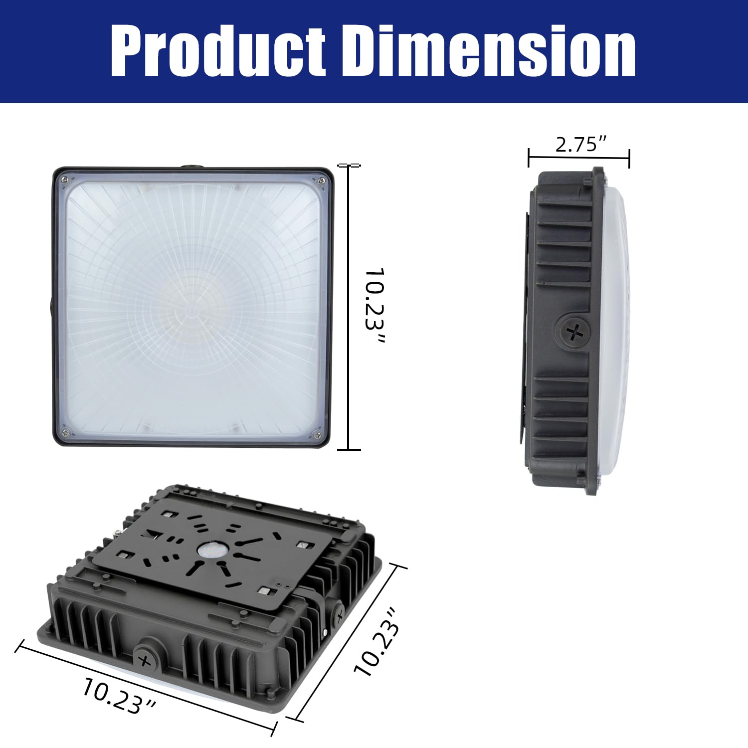 70W LED Canopy Light Fixture - 10.5