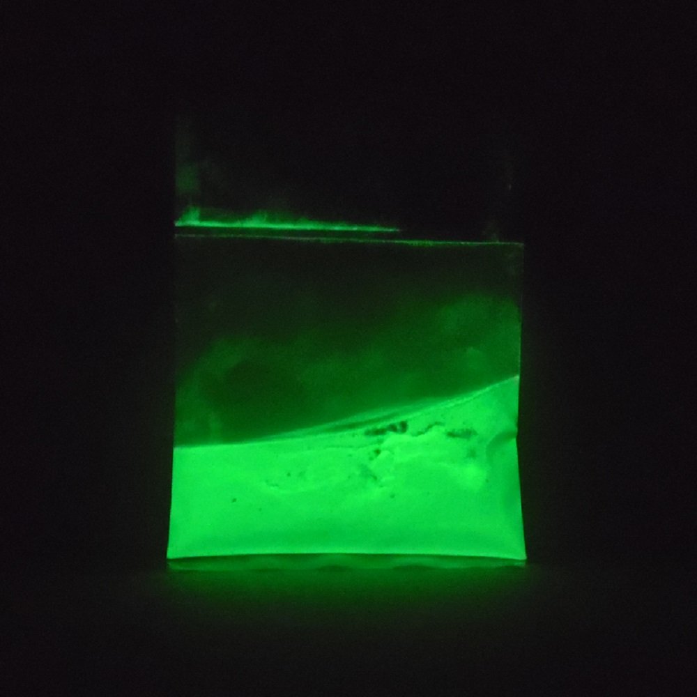 Glow in The Dark Powder - 10 Grams Daytime Visible Green Pigment for DIY Crafts, Halloween Decor & Nighttime Safety Projects