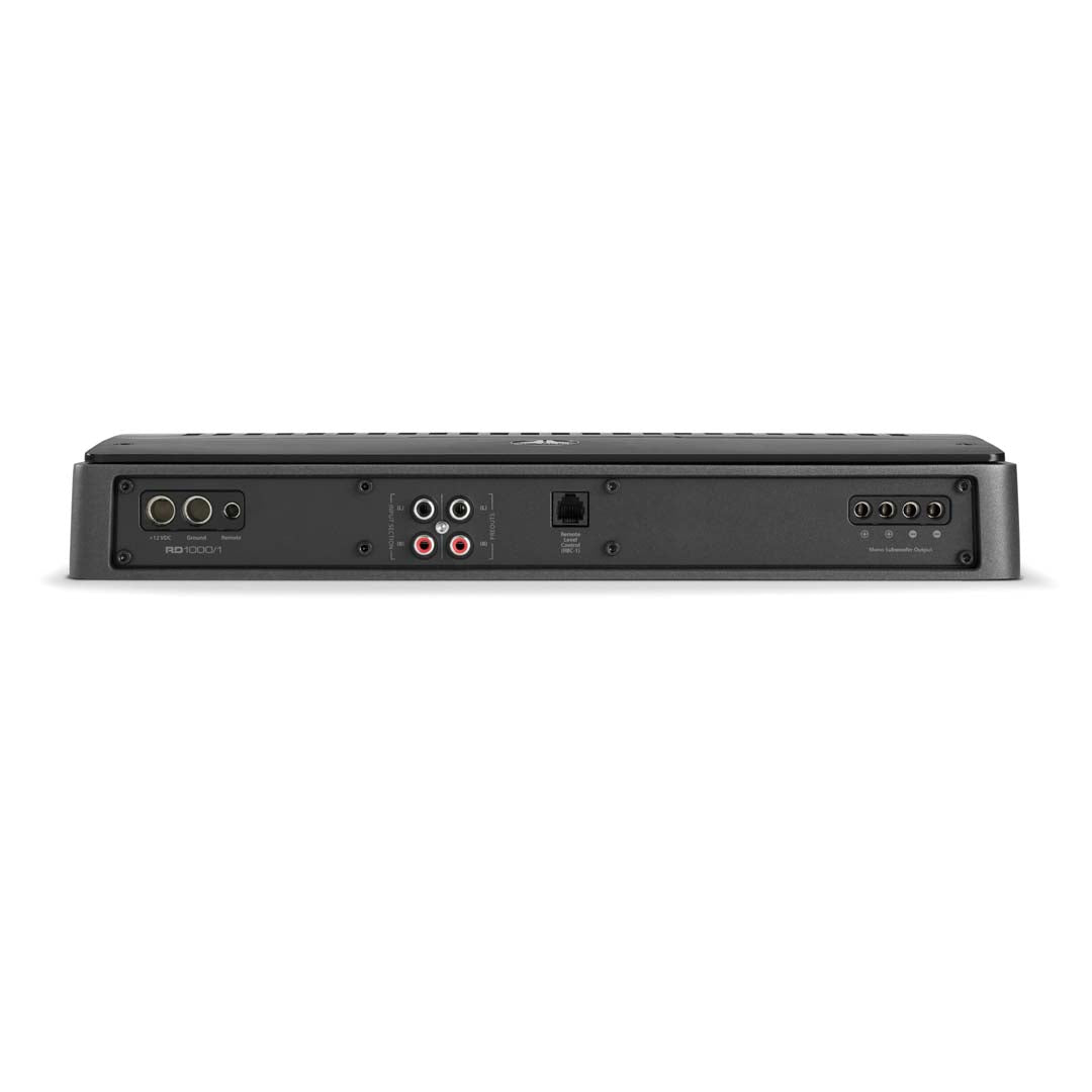 JL Audio RD1000/1 Class D Mono Amplifier - 1000W High Power Car Subwoofer Amp for Deep Bass | Perfect for Car Audio Systems & Truck Sound Upgrades