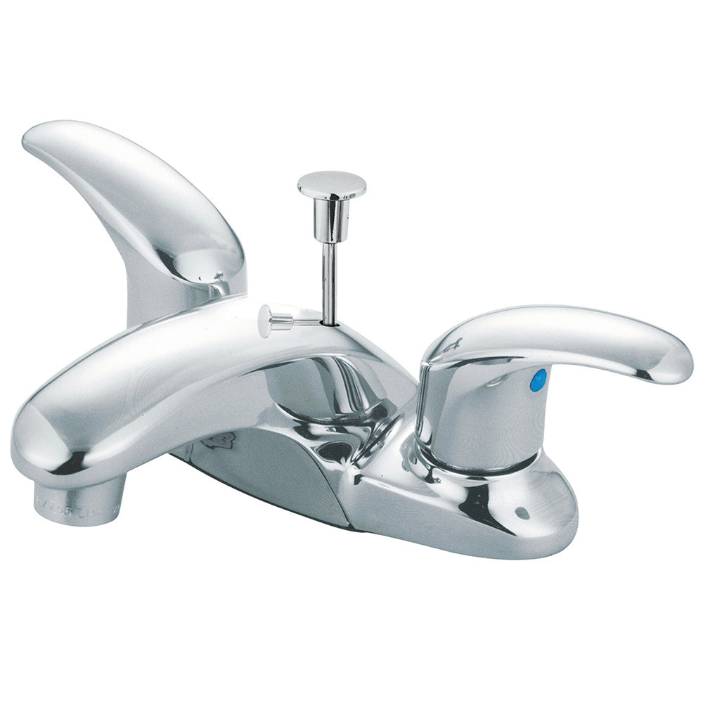 Kingston Brass KB6621LL 4-Inch Centerset Bathroom Faucet - Modern Water-Saving Design for Vanity Sinks, Powder Rooms & Guest Bathrooms