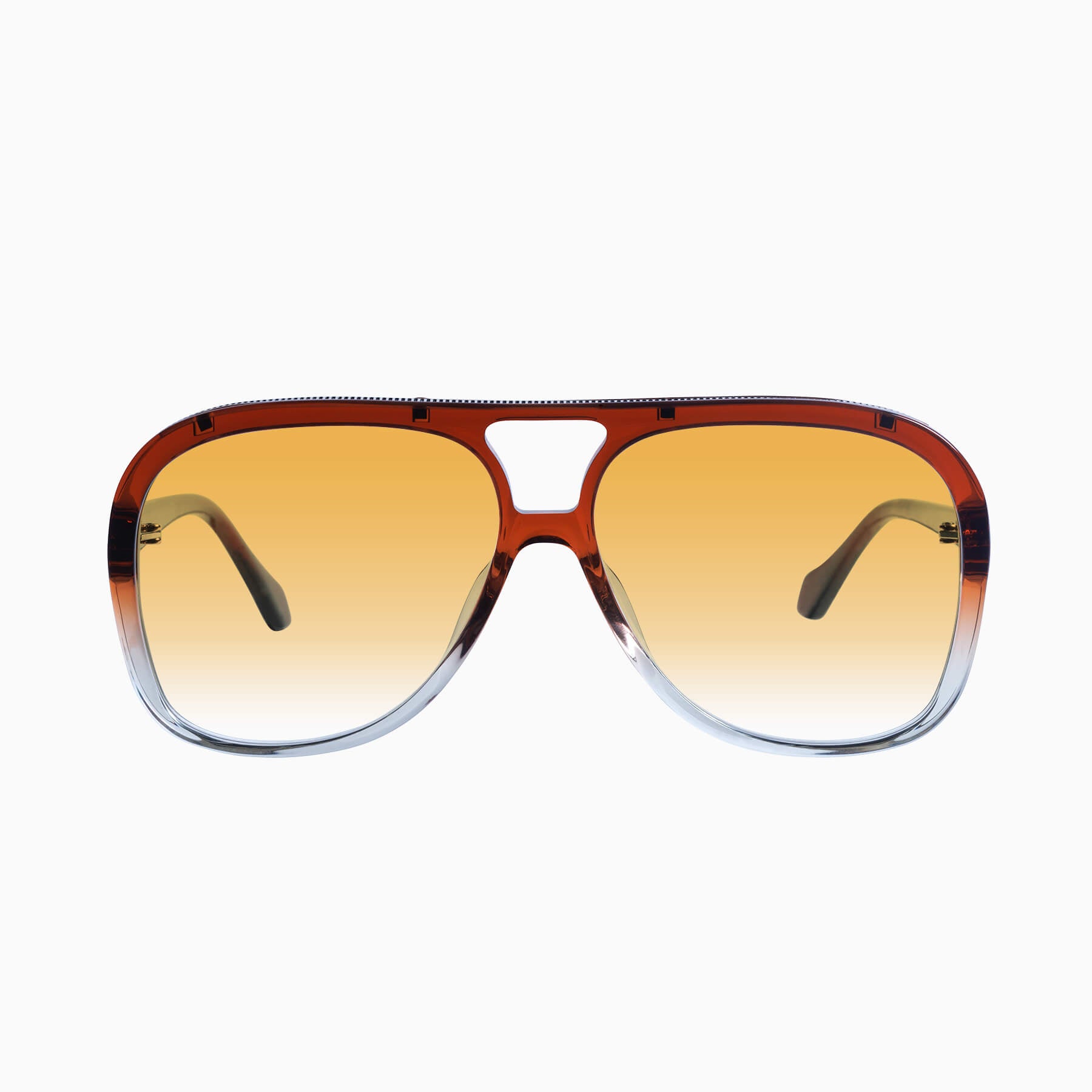 Dark Tortoise w. Matte Black Metal Trim / Black Lens