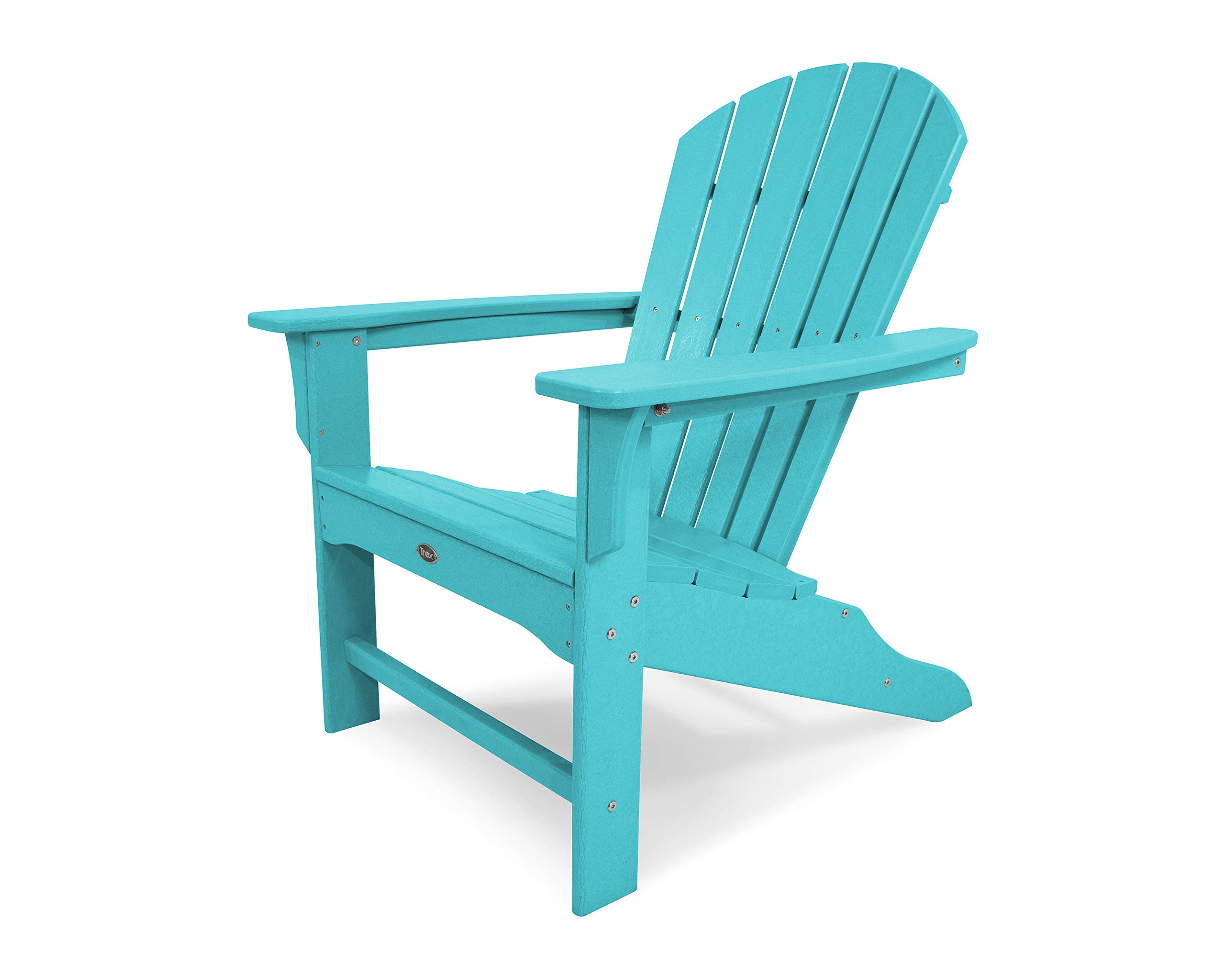 Premium Trex Outdoor Furniture Yacht Club Shellback Adirondack Chair - All-Weather Resin Wicker Patio Seating for Poolside, Deck, Garden & Backyard Relaxation