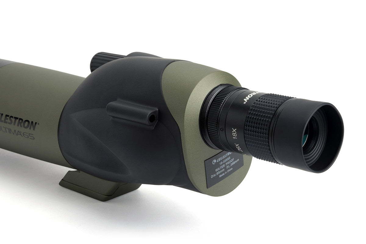 Ultima 18 55-65mm Straight Zoom Spotting Scope for Hunting, Bird Watching & Target Shooting | High-Powered Magnification for Outdoor Adventures