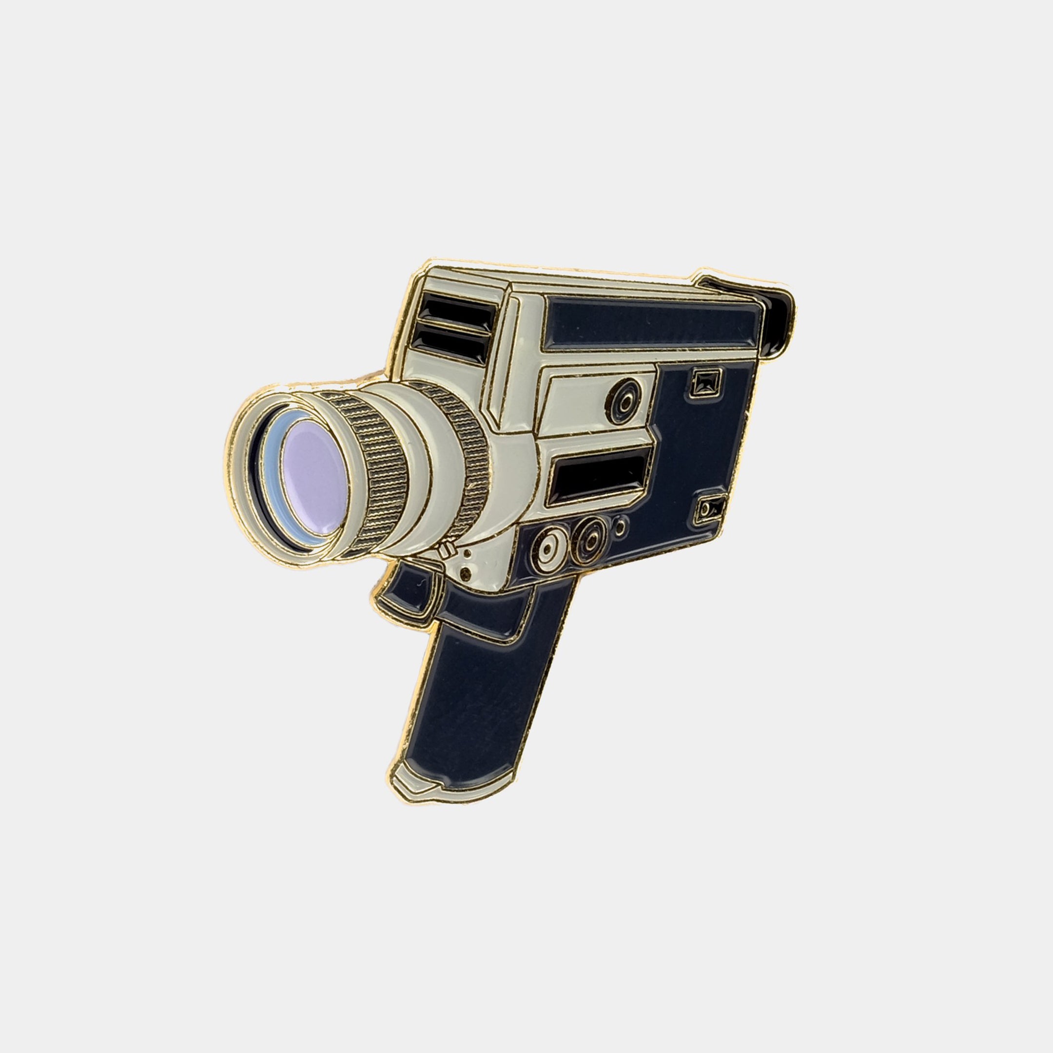 Canon Super 8mm Vintage Camera Enamel Pin - Retro Photography Collectible for Film Enthusiasts & Camera Lovers - Perfect for Jackets, Bags, Hats & Gifts
