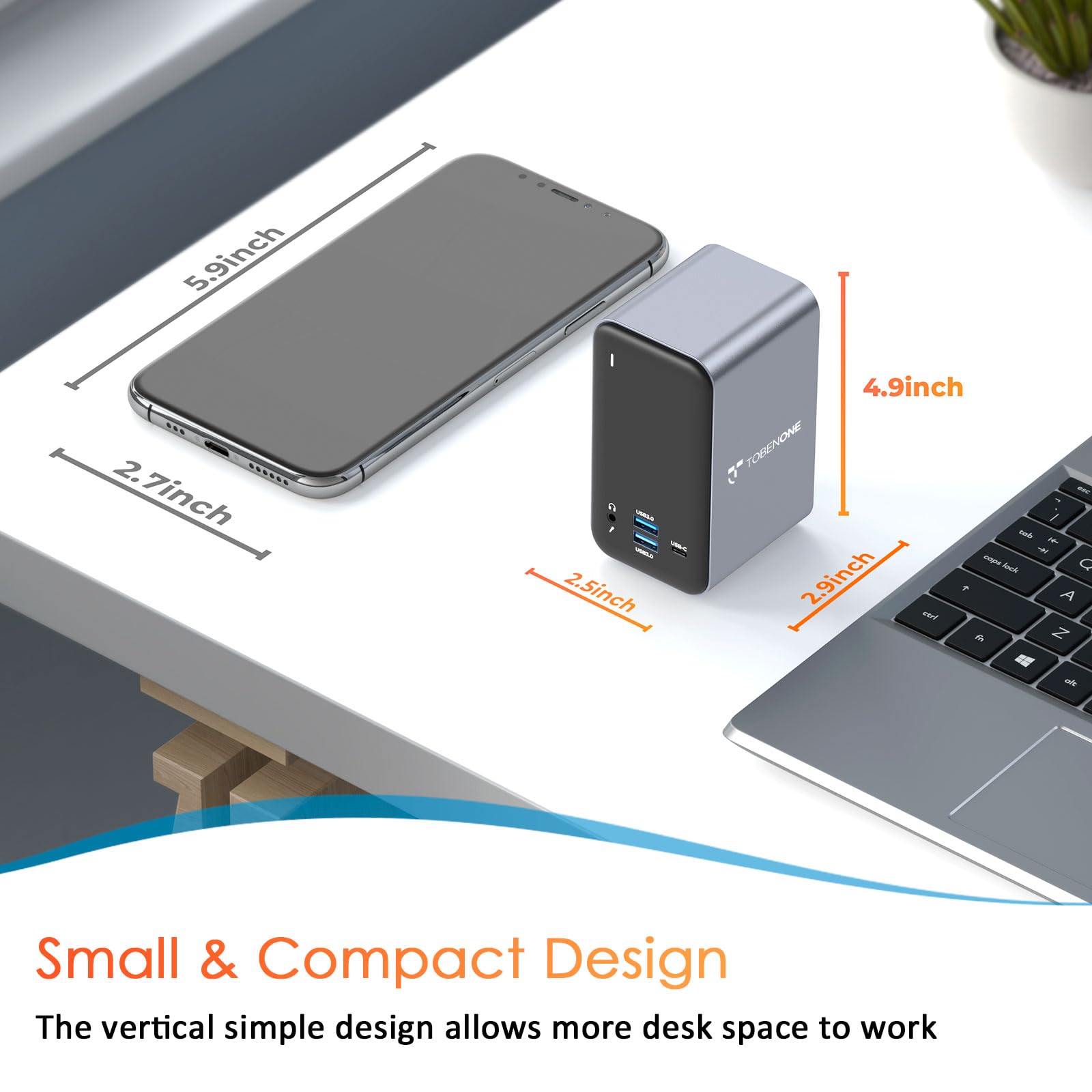 Premium USB C Docking Station Dual Monitor for MacBook Pro/Air - 15-in-1 Laptop Hub with 2x 4K HDMI, 6 USB Ports (USB-A/C), SD/Micro SD, Ethernet, 87W PD 3.0 - Perfect for Home Office & Multi-Screen Workstations