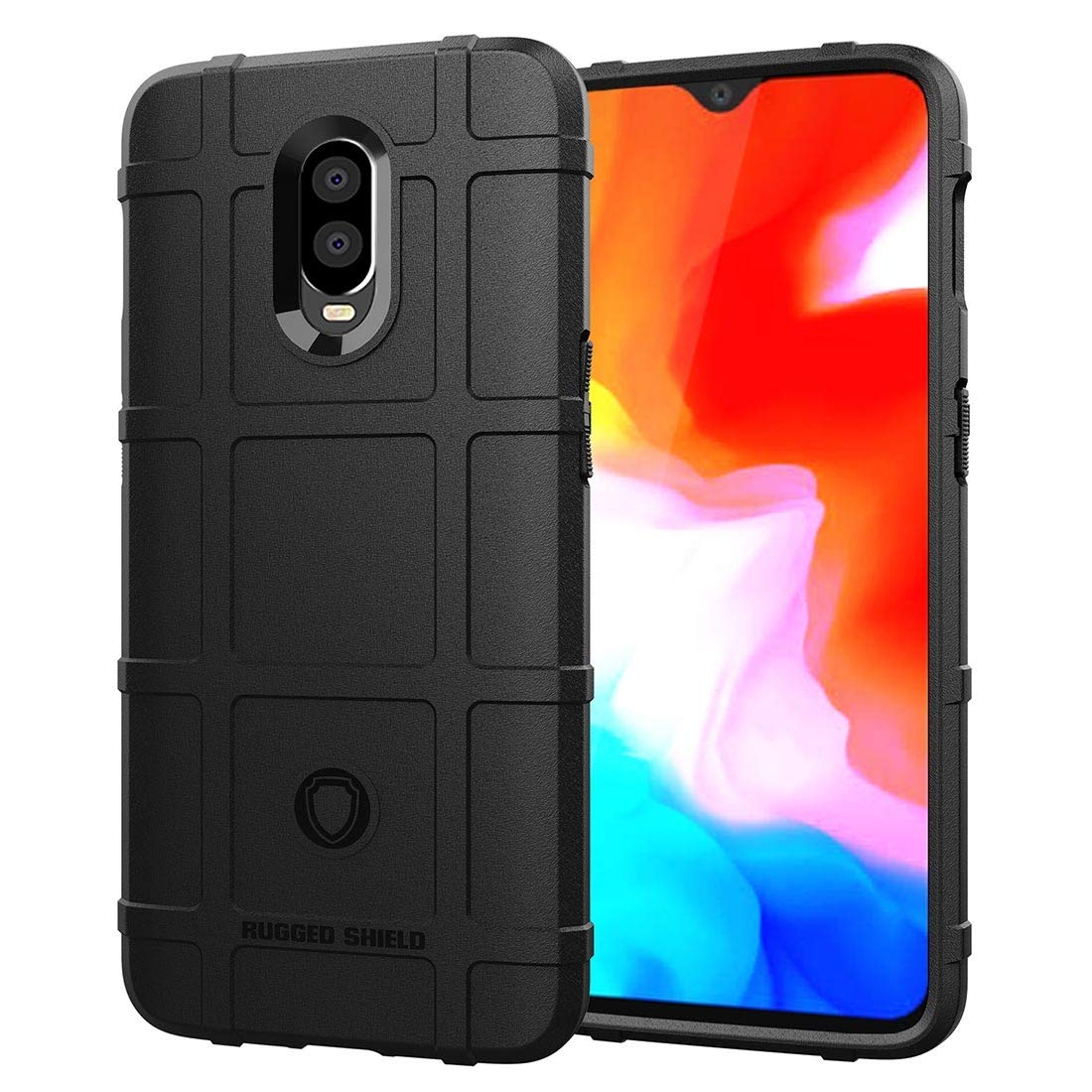 Shockproof Silicone Phone Case for OnePlus 6T - Full Body Protection Cover | Durable Anti-Slip Grip for Everyday Use & Outdoor Activities