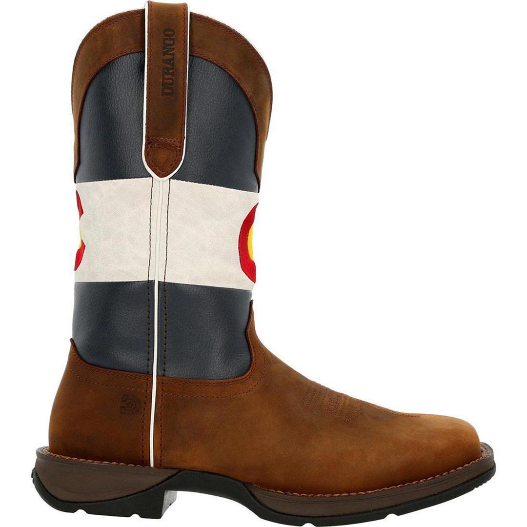 Rebel Colorado Flag Western Boots for Men & Women - Stylish Cowboy Boots with State Pride - Perfect for Rodeo, Country Music Festivals & Western Fashion