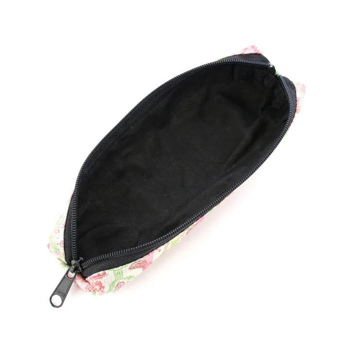 Japanese Nishijin Brocade Pencil Case - Glistening Holy Night Design | Handmade in Kyoto, Japan | Traditional Japanese Craft Pen Holder for School, Office & Gift Giving
