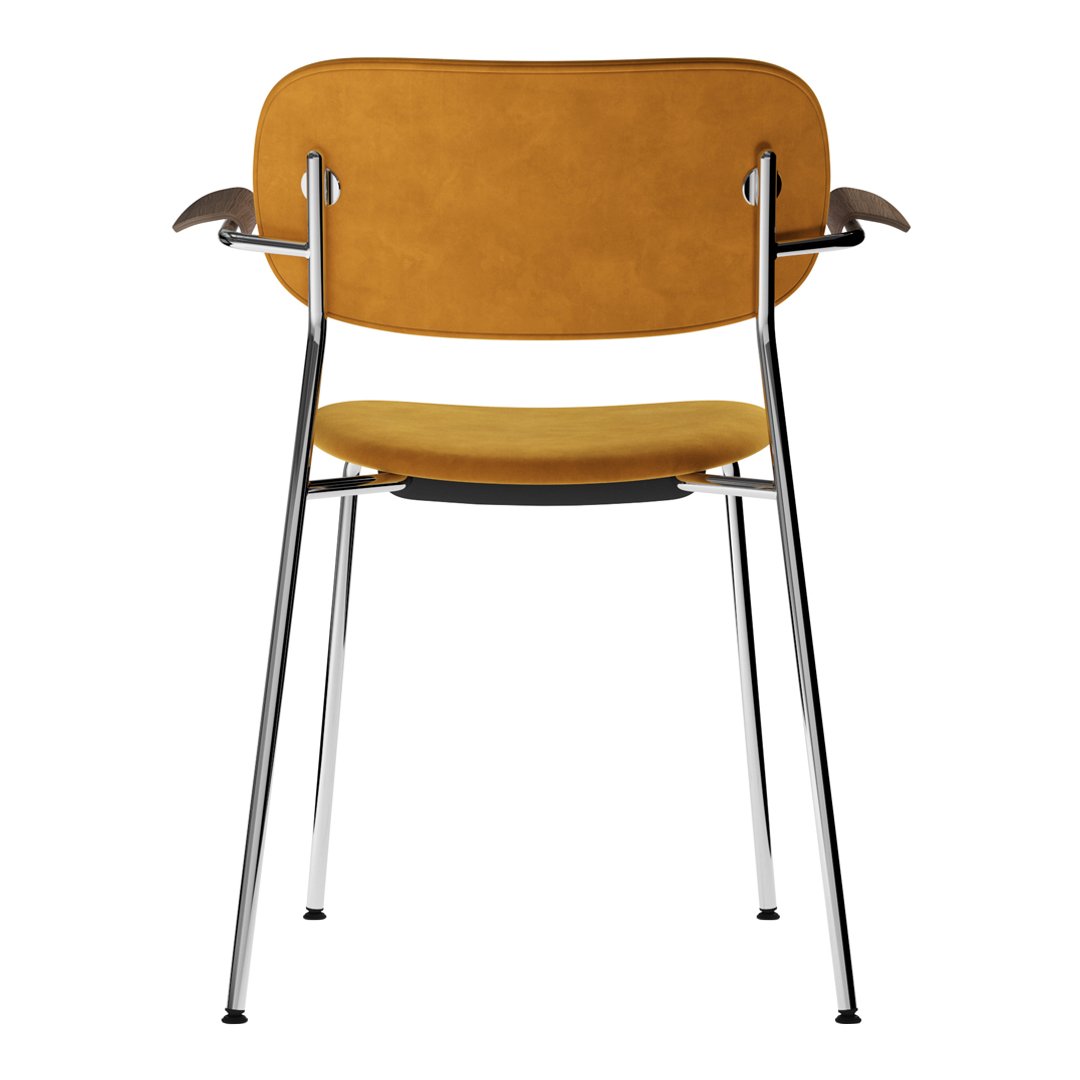 Modern Co Dining Chair with Armrests - Fully Upholstered Comfortable Seat for Kitchen, Dining Room & Breakfast Nook