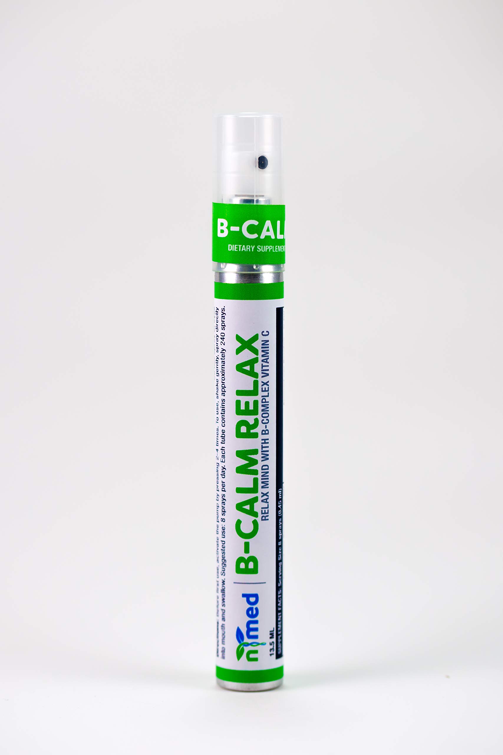 B-Calm Anti-Stress Sprayable Vitamin Formula - Fast-Acting Stress Relief Supplement for Anxiety & Relaxation - Perfect for Work, Travel & Daily Stress Management