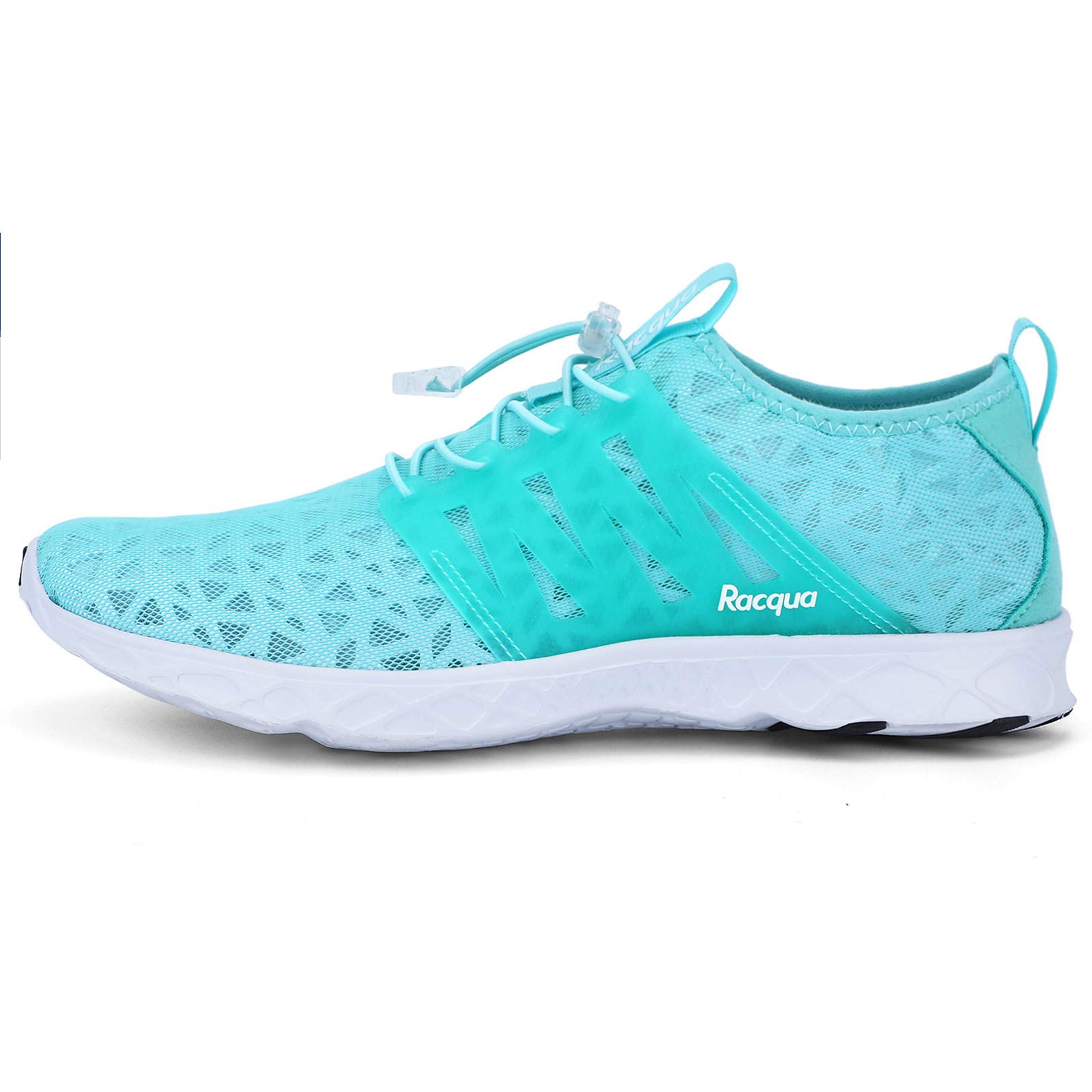 Racqua Unisex Breathable Mesh Water Shoes for Women & Men - Lightweight Quick-Dry Aqua Shoes for Swimming, Beach, Surfing, Yoga, and Water Sports