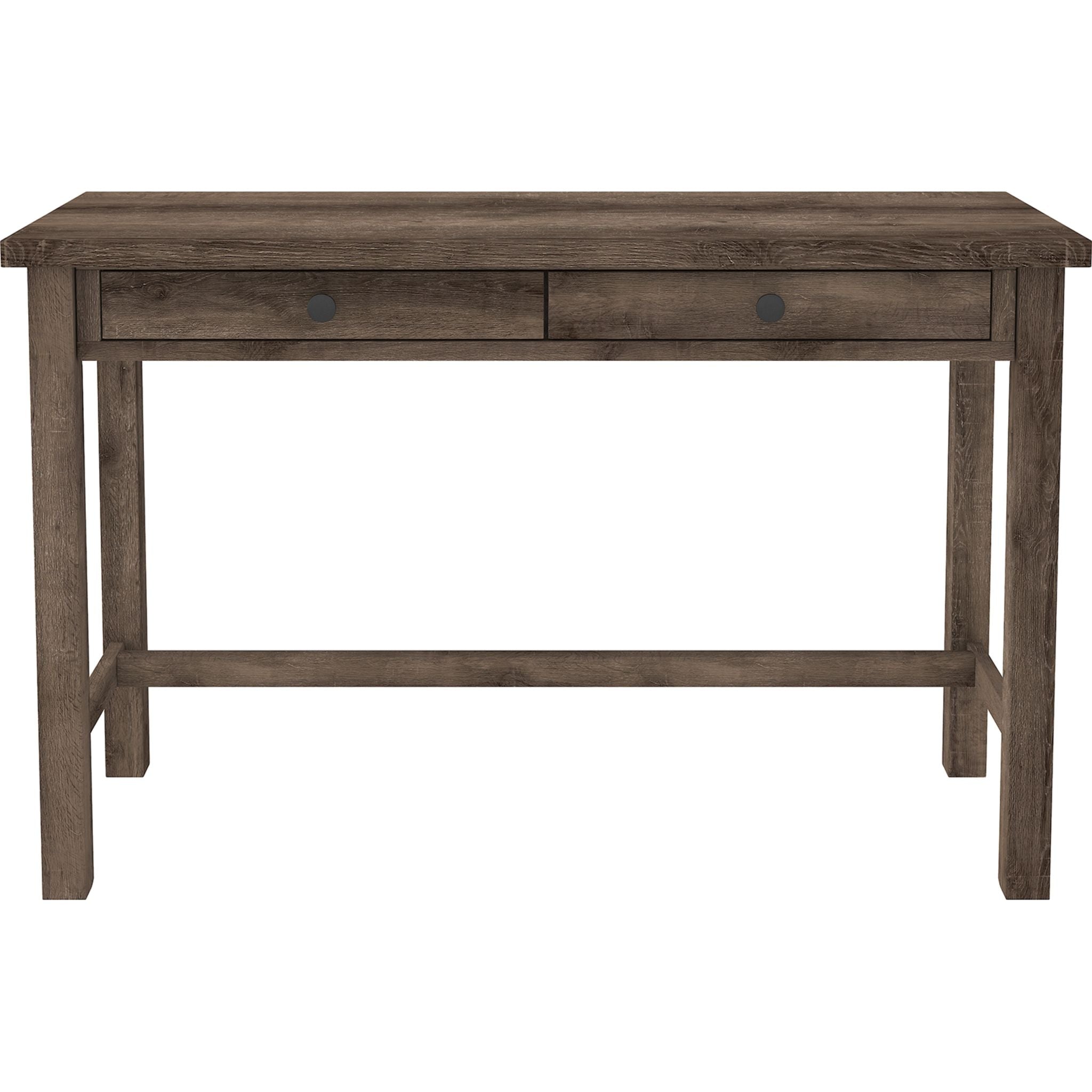 Arlenbry Modern Office Desk - Gray Computer Workstation for Home & Office - Perfect for Remote Work, Study & Small Spaces