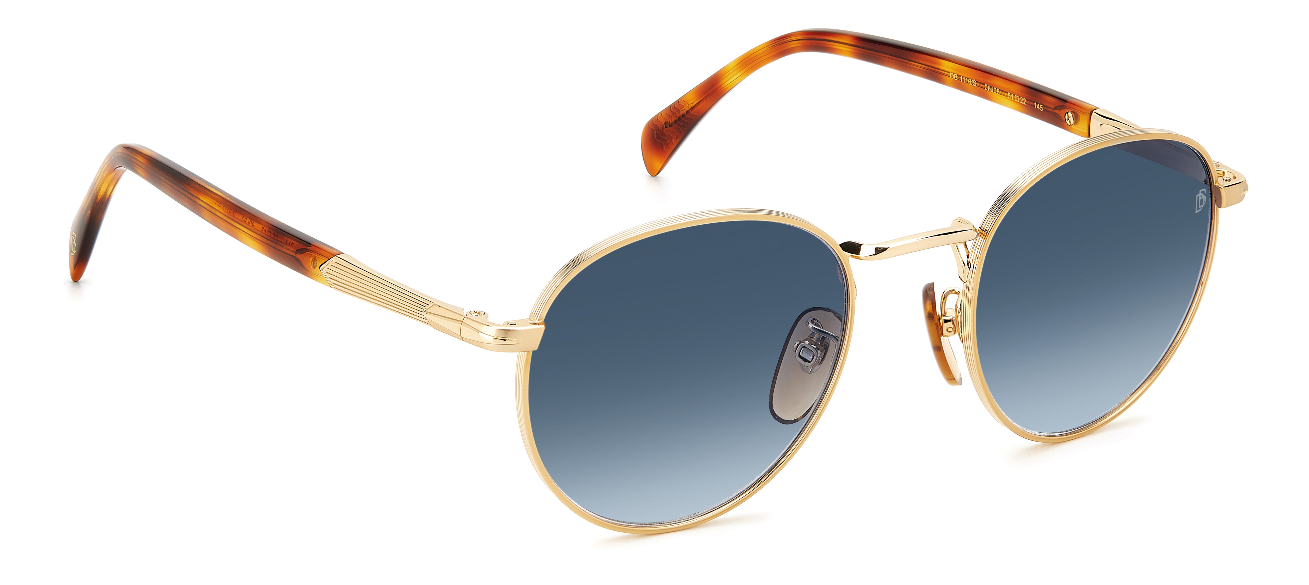 David Beckham DB1116/S Men's Sunglasses - Polarized UV Protection Aviator Style for Driving, Outdoor Sports & Fashion