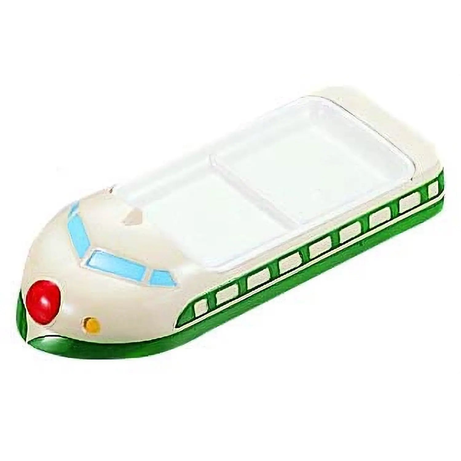 High-Quality EBM ABS Resin Kids Plate with Shinkansen Design - Durable, BPA-Free, and Dishwasher Safe - Perfect for Children's Meals, Snacks, and Lunchboxes