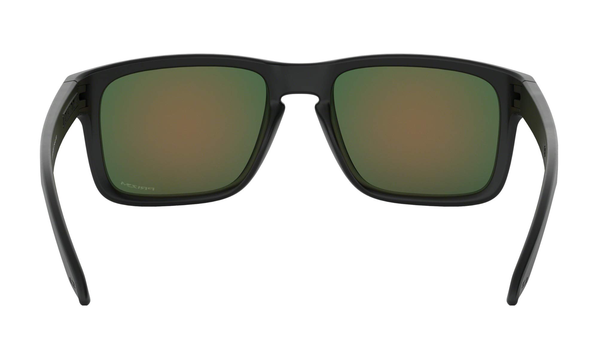 Oakley Holbrook Matte Black Sunglasses with Prizm Ruby Lens - Polarized Sports & Driving Shades + Free Sticker | UV Protection for Outdoor Activities, Running, Cycling & Beach