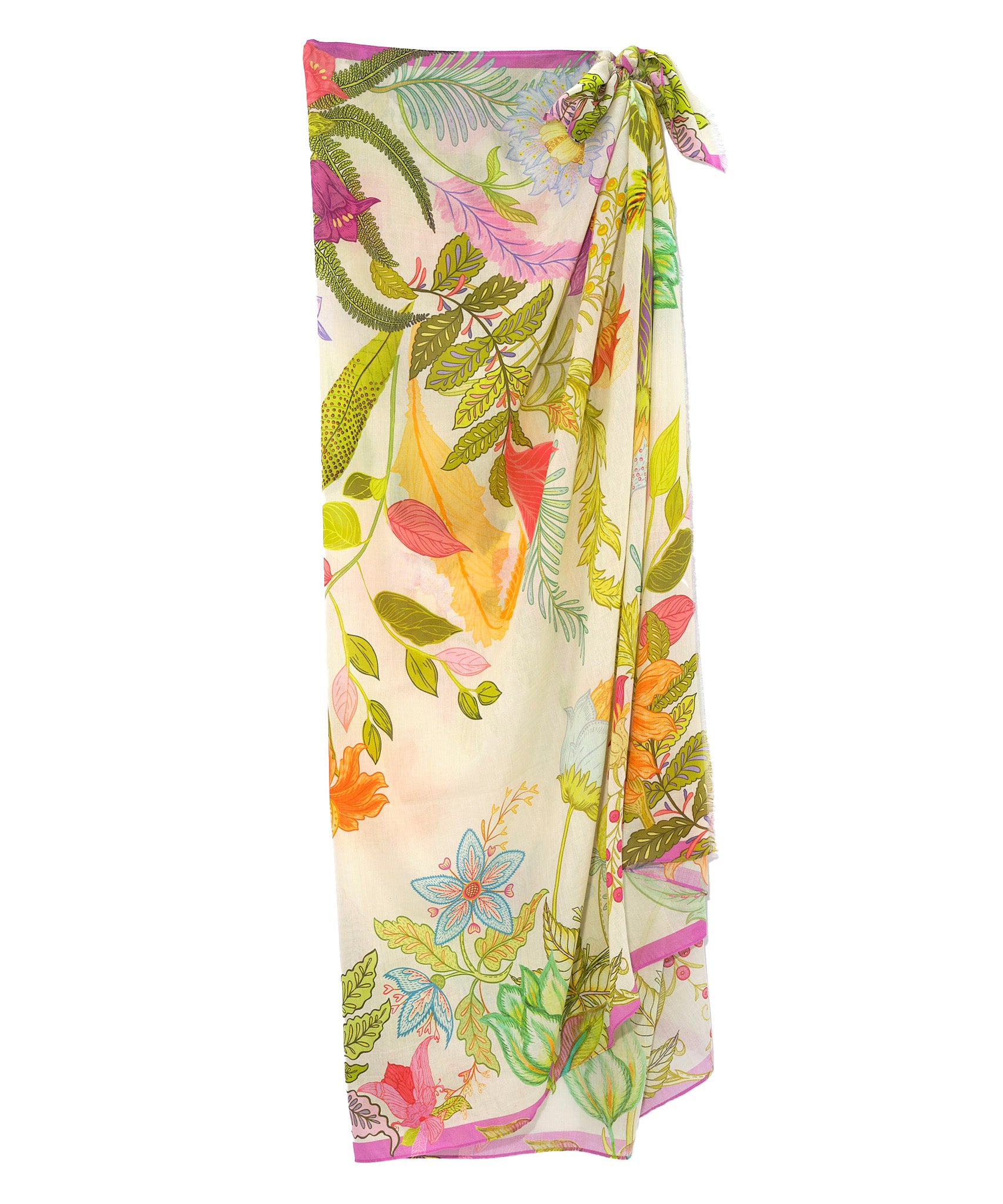 Stylish Oasis Pareo Wrap - Lightweight Beach Cover Up, Swimwear Sarong for Women - Perfect for Poolside, Vacation & Summer Outfits