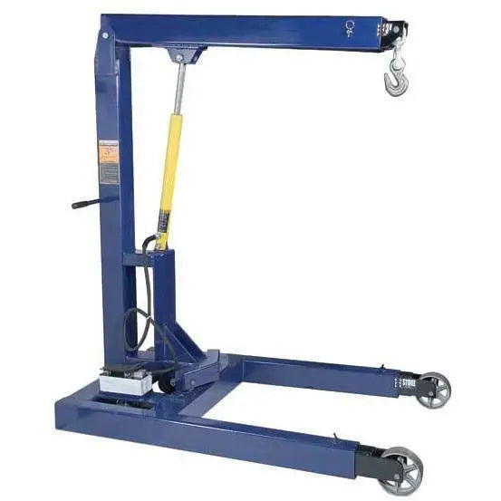 Hein Werner 2 Ton Capacity Engine Hoist Crane - HW93806 Heavy Duty Automotive Lift for Engine Removal & Installation | Perfect for Car Repair Shops & DIY Mechanics