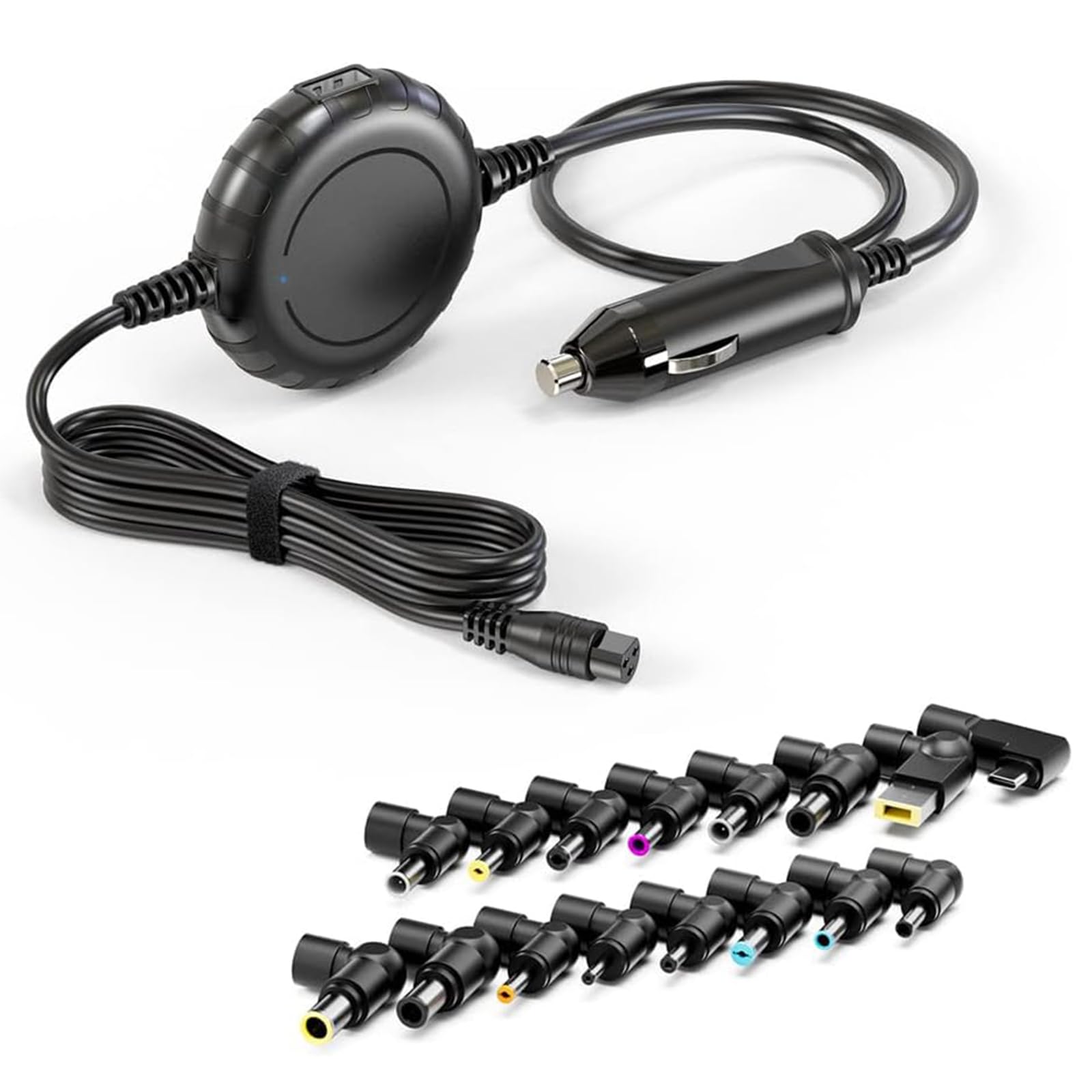Belker Universal Laptop Car Charger with USB C - 65W Fast Charging for HP, Dell, Asus, Lenovo, Samsung, MacBook Pro/Air, Chromebook & Ultrabooks - Perfect for Road Trips, Business Travel & Remote Work