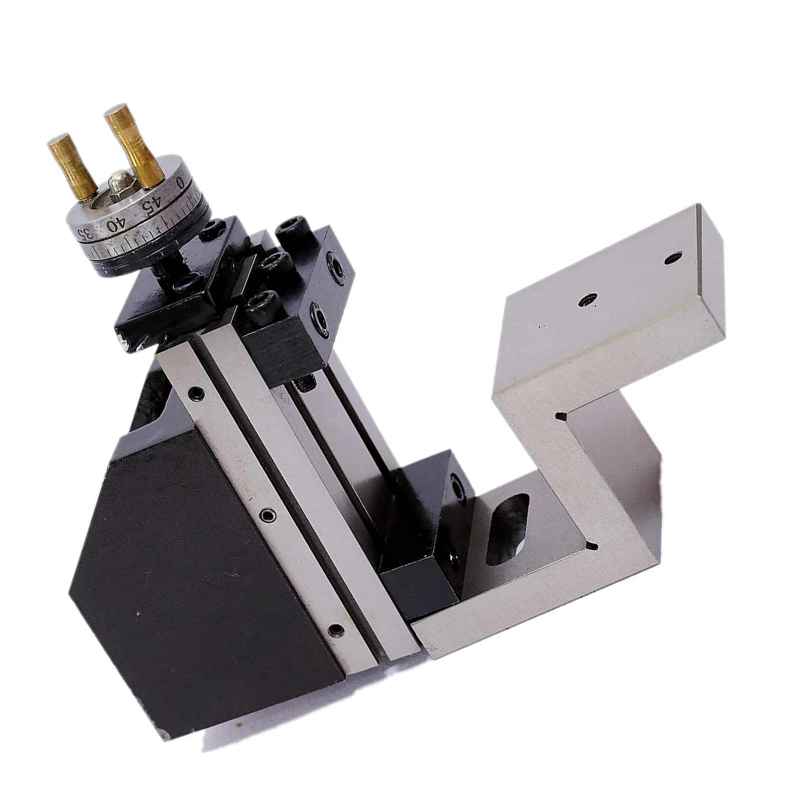 Mini Vertical Milling Slide with Z-Type Cast Iron Angle Plate - Precision Metalworking & DIY Projects Tool for Milling Machines