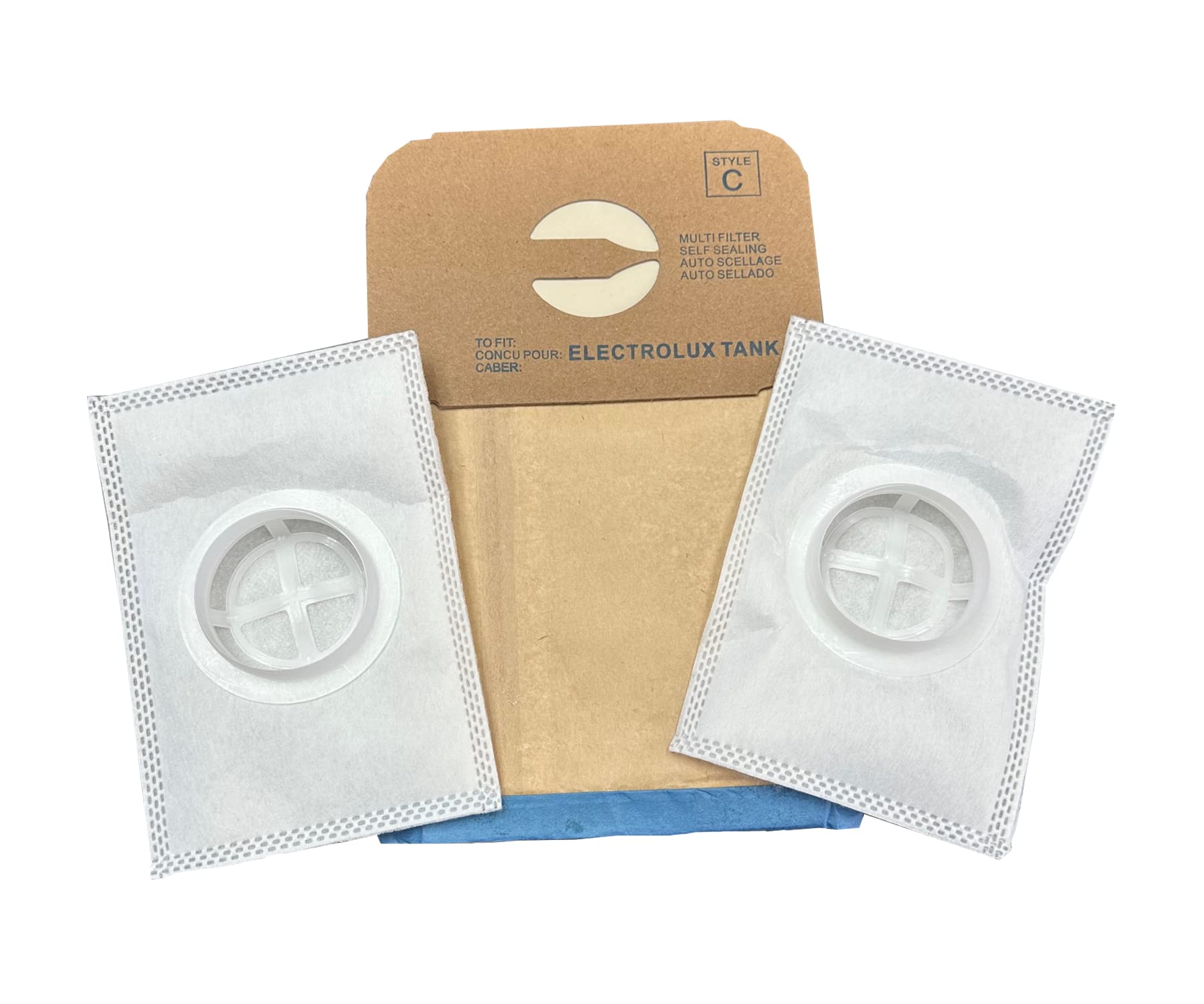 Premium Replacement Style C Vacuum Bags for Electrolux Type C Canister Vacuums - 24 Bags with 2 HEPA After-Filters - Ideal for Pet Hair, Allergies & Deep Cleaning