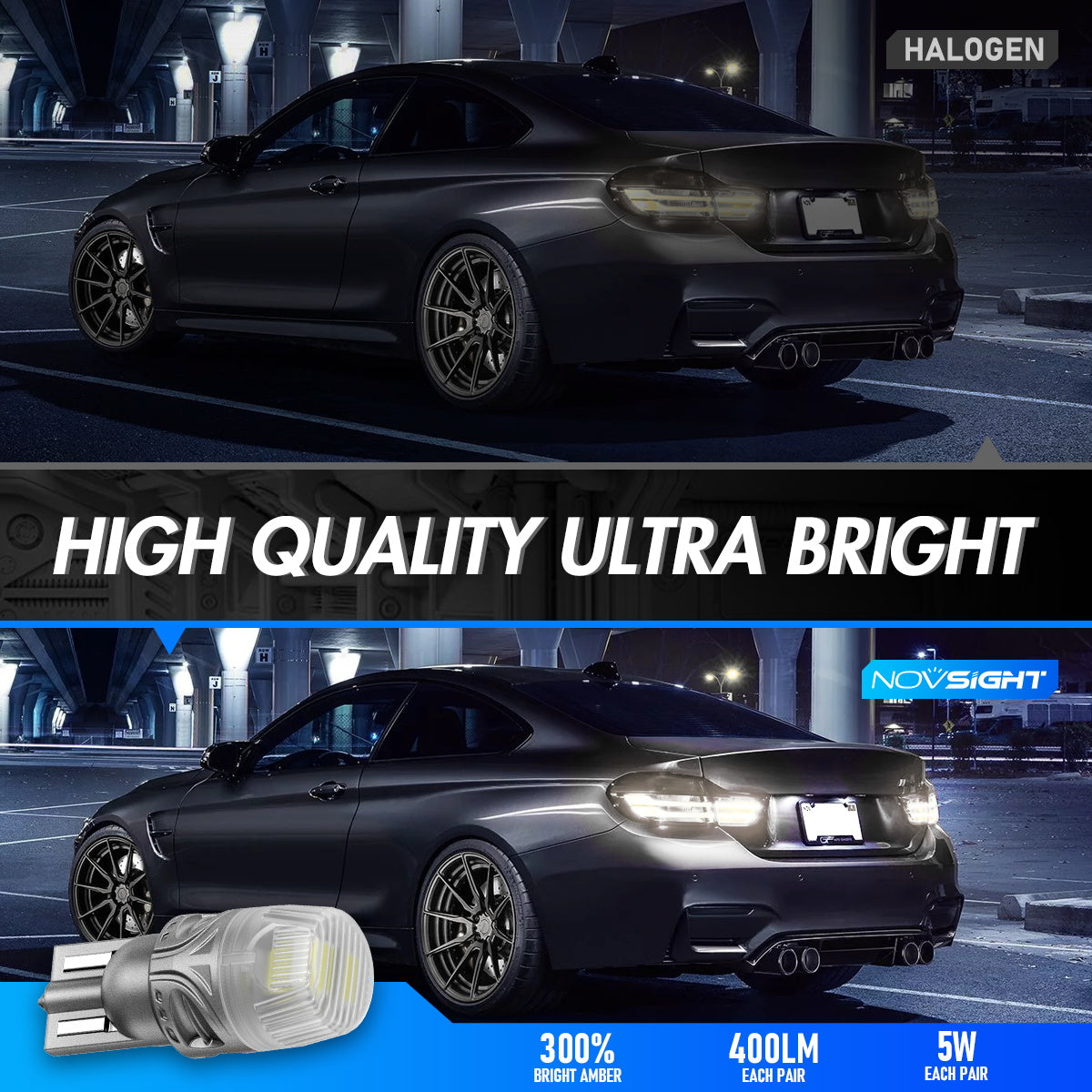 T10 158 161 168 194 W5W LED Bulbs - Super Bright White Light for Car Rear Front Signal & DRL Lights - Perfect for Turn Signals, Parking Lights, and Dashboard Illumination