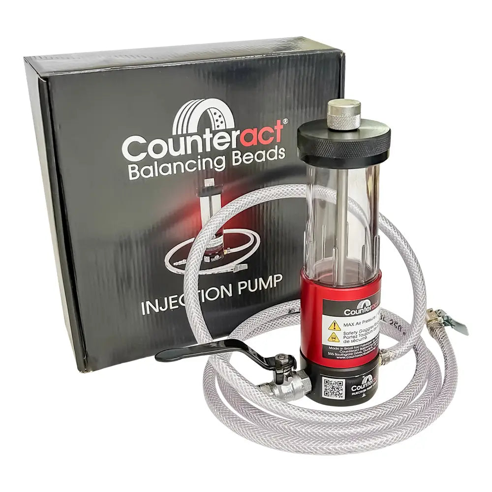 Counteract CBB IP Valve Stem Injection Pump for Balancing Beads - Perfect for Tire Balancing in Trucks, RVs, and Off-Road Vehicles