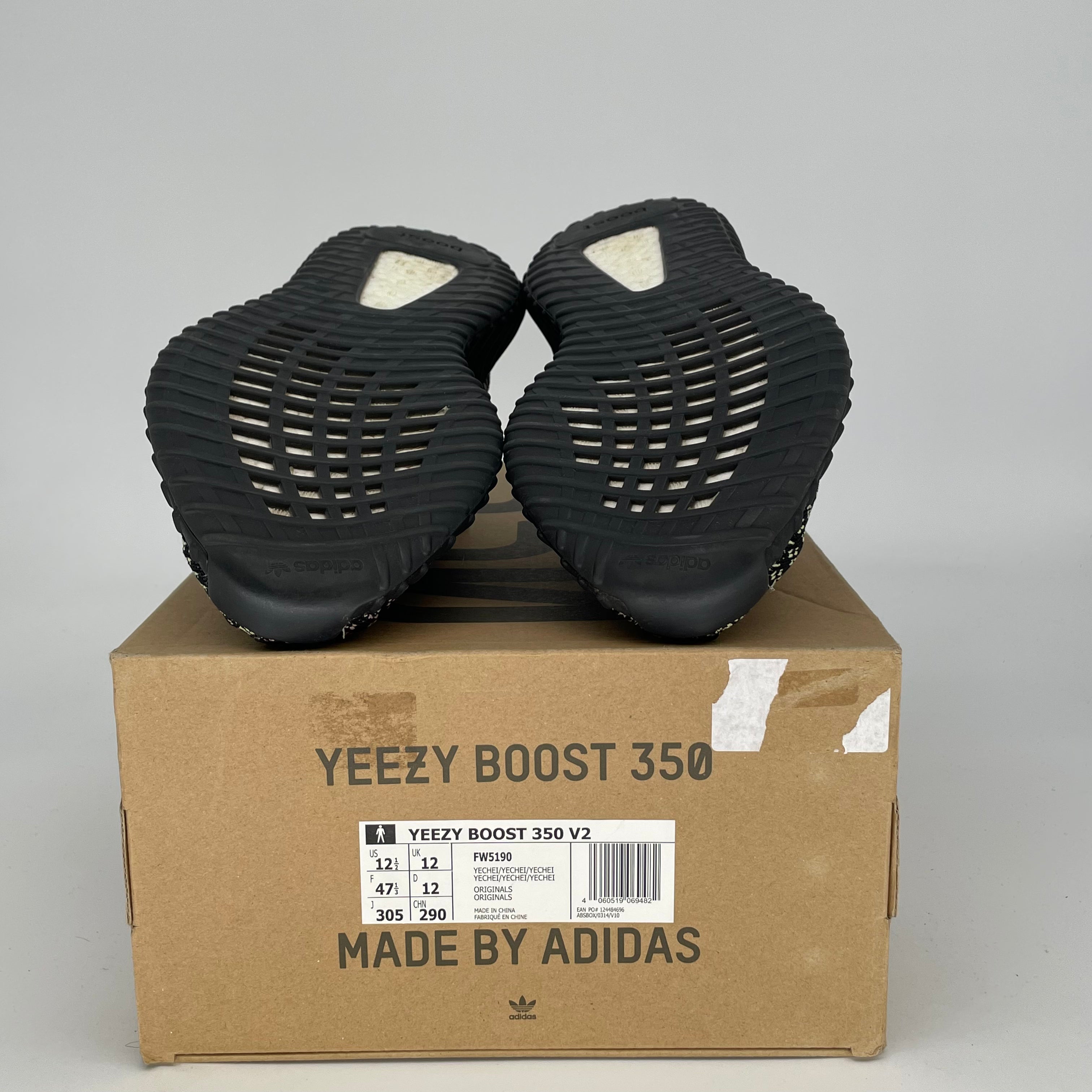 Adidas Yeezy Boost 350 V2 Yecheil Reflective - Men's Size 12.5 Running Shoes (FW5190) | Comfortable Sneakers for Jogging, Gym & Casual Wear